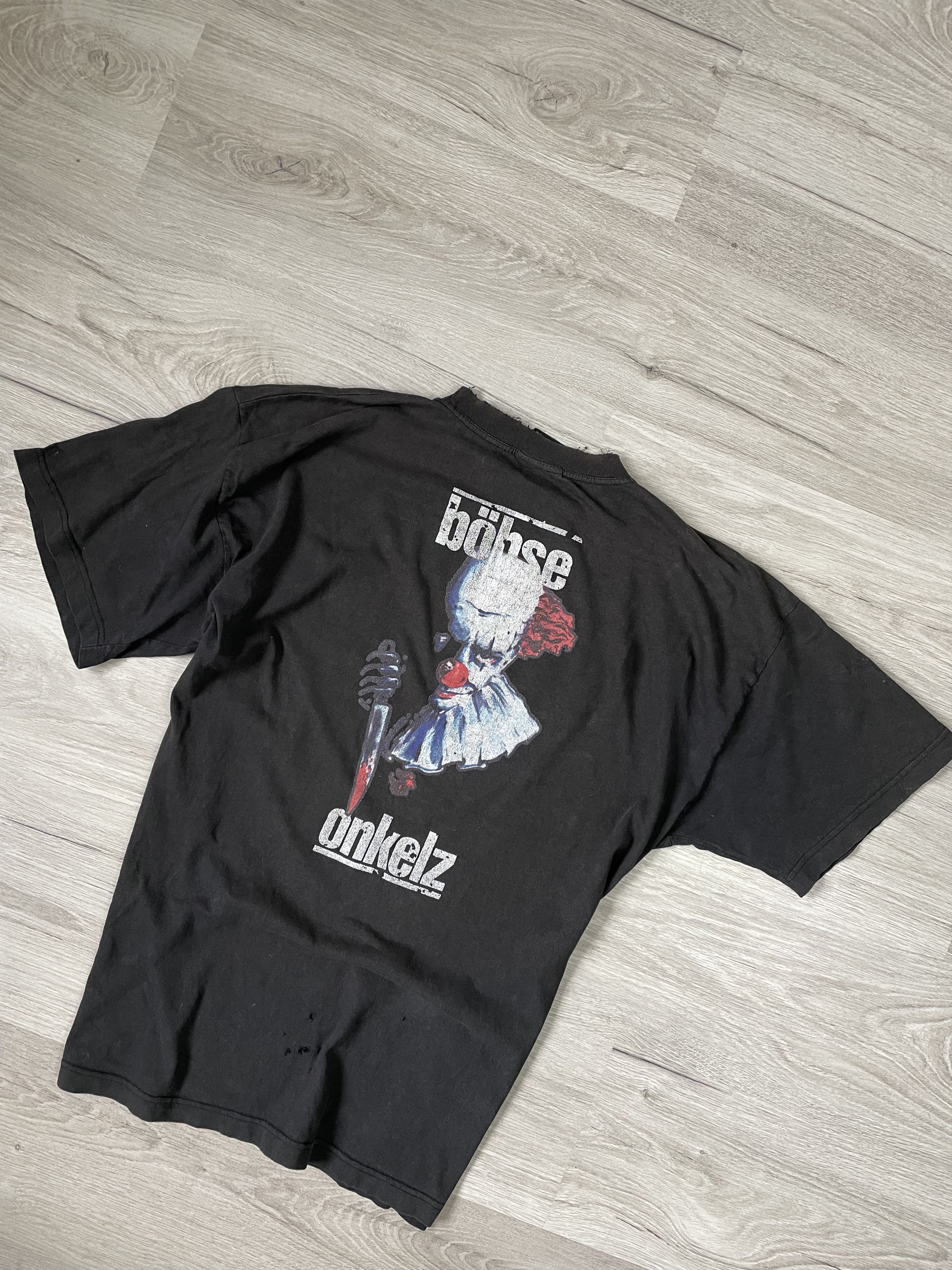Vintage VINTAGE MENS RARE SHIRT ROCK Böhse Onkelz Size US XL / EU 56 / 4 - 3 Thumbnail