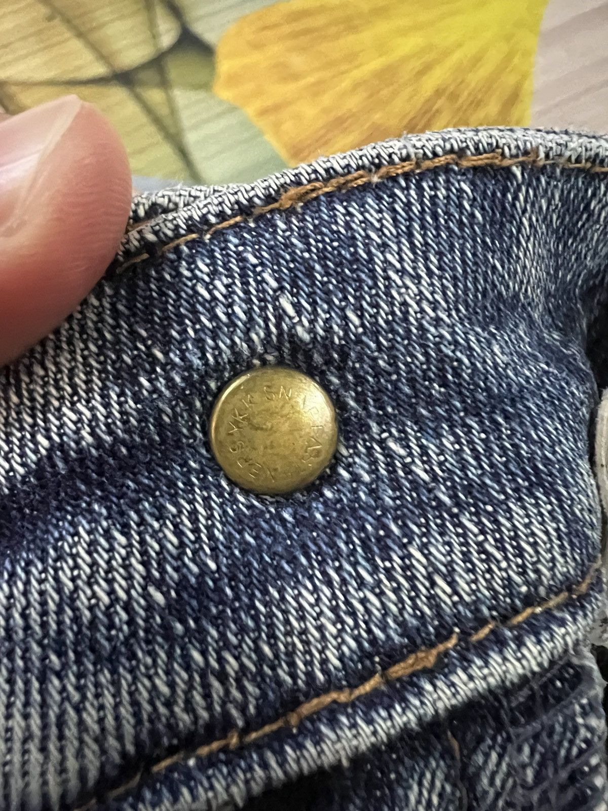 If Six Was Nine × Japanese Brand WOW JEANS FLARE MADE IN JAPAN VERY NICE Size US 27 - 4 Thumbnail