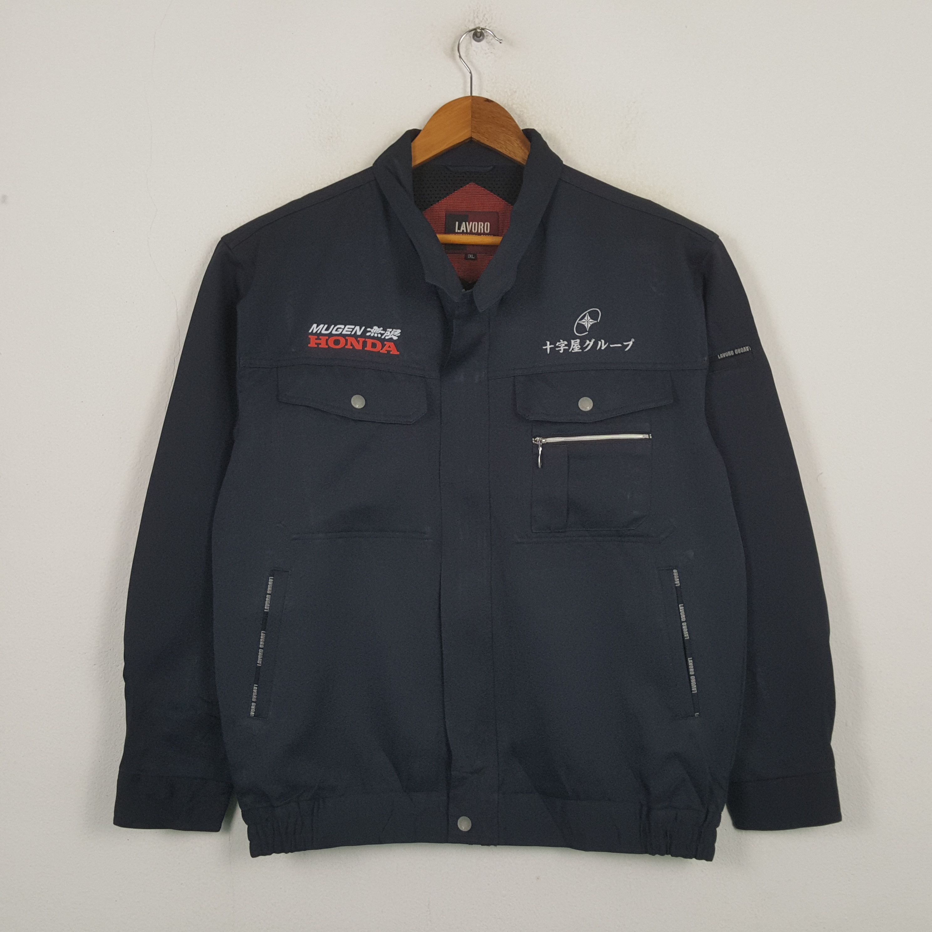 Formula 1 Vintage Mugen Honda Japanese Racing Custom Jacket RR15 Size US L / EU 52-54 / 3 - 3 Thumbnail