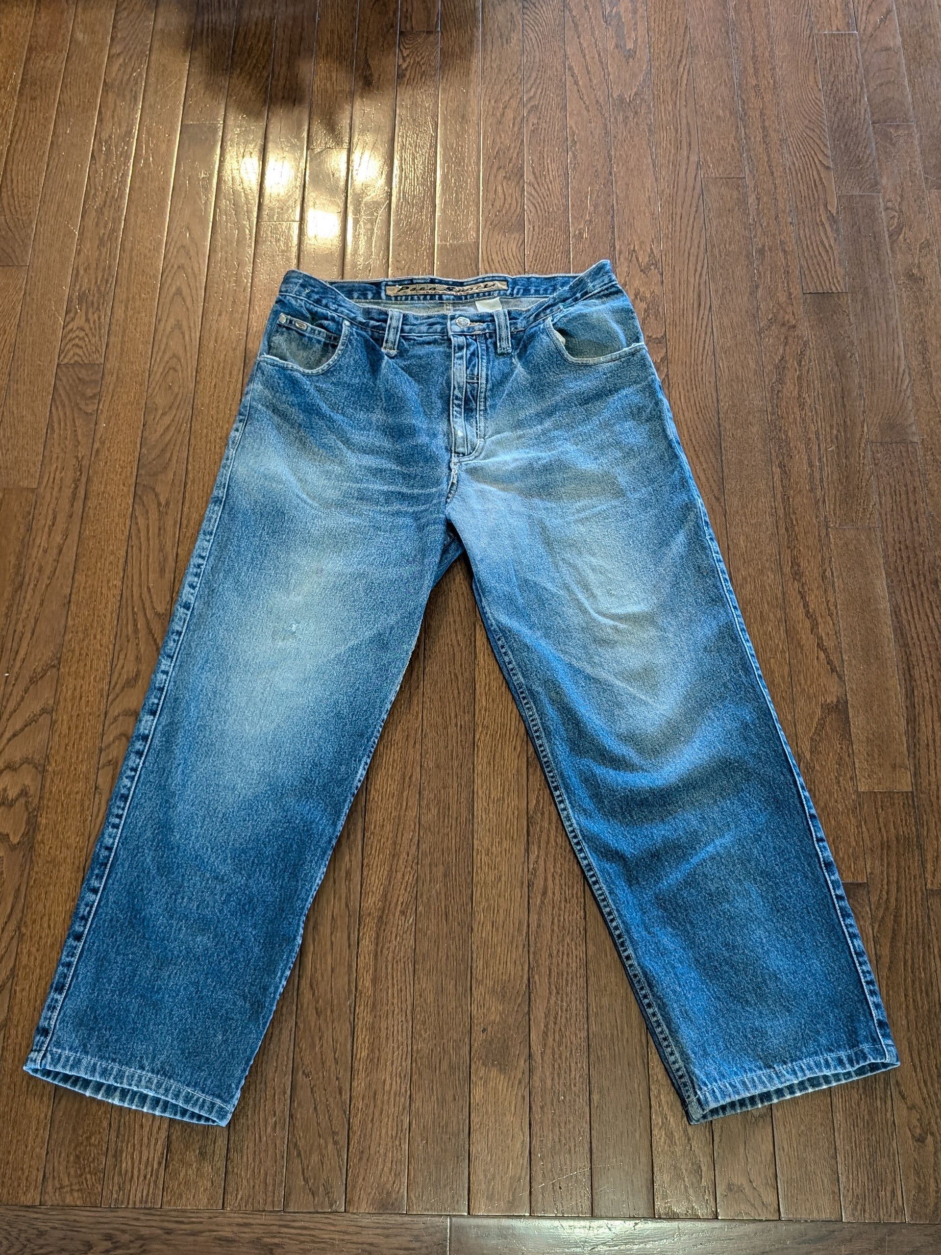 Mecca 90's Vintage Paco Sport Blue Jeans - Size: 34x28 Size US 34 / EU 50 - 5 Thumbnail