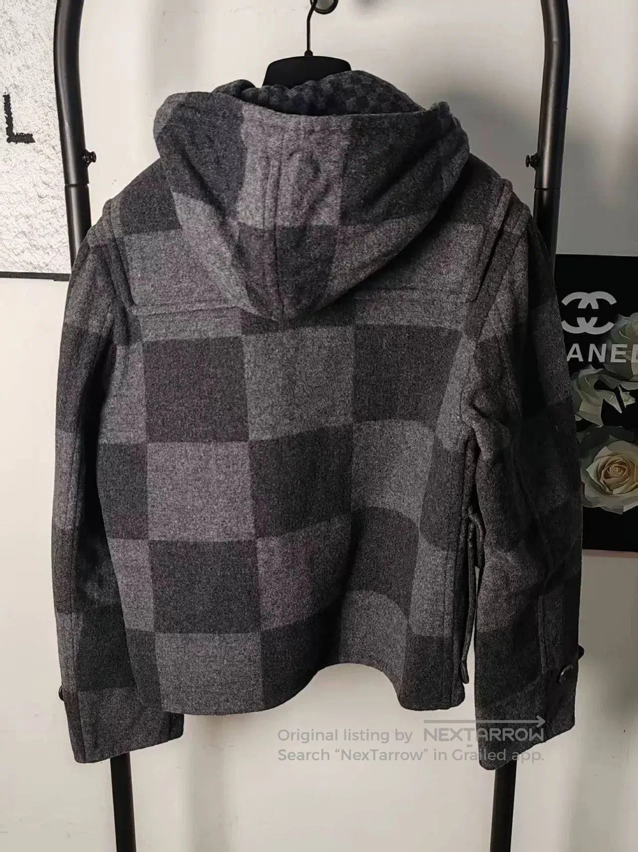 Louis Vuitton Genuine LV Chessboard Wool Coat. Size US M / EU 48-50 / 2 - 2 Thumbnail