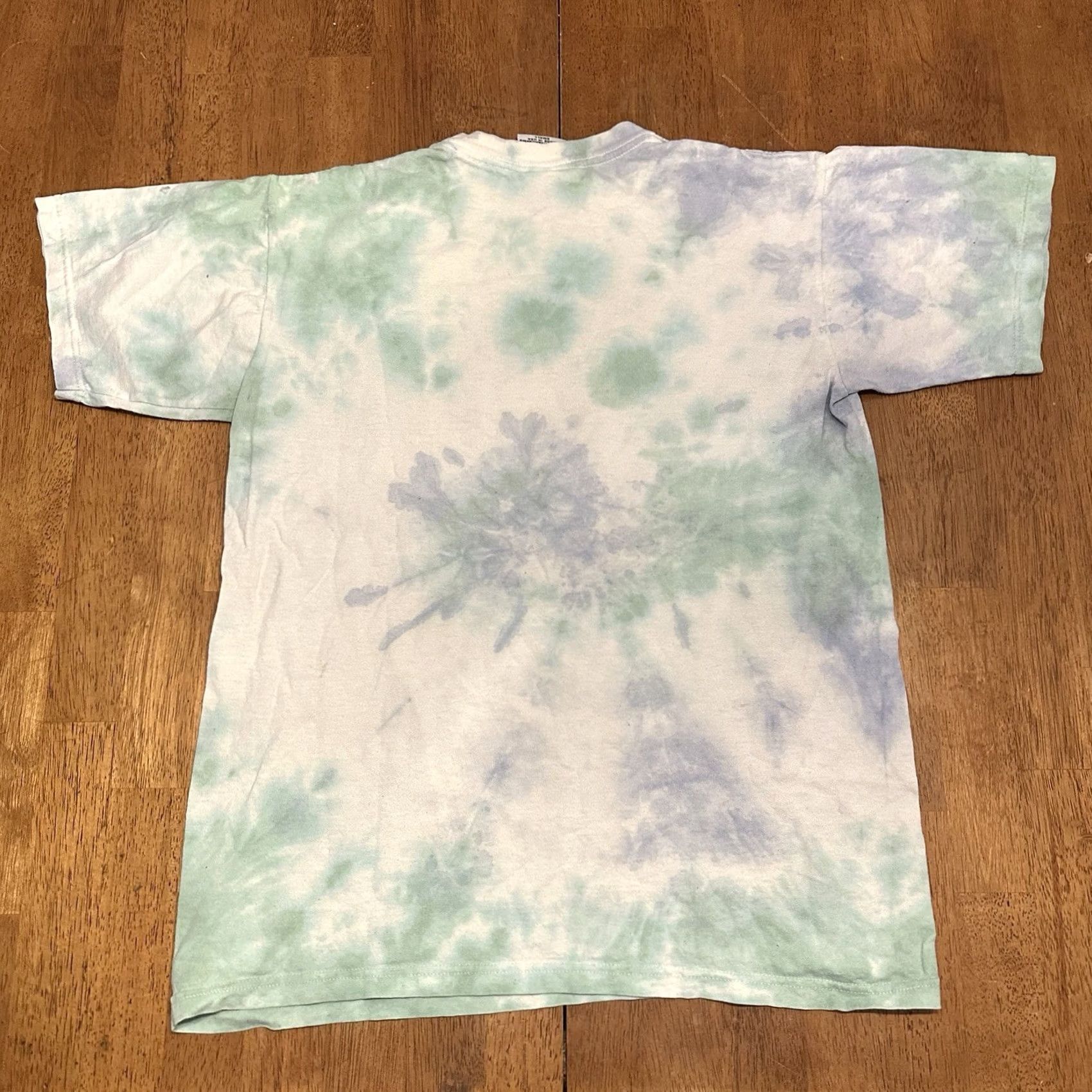 Vintage VINTAGE Tie Dye Music T Shirt JAMnesty Jamming For Justice Small Y2K Jensen Mens S Blue Size US S / EU 44-46 / 1 - 4 Thumbnail