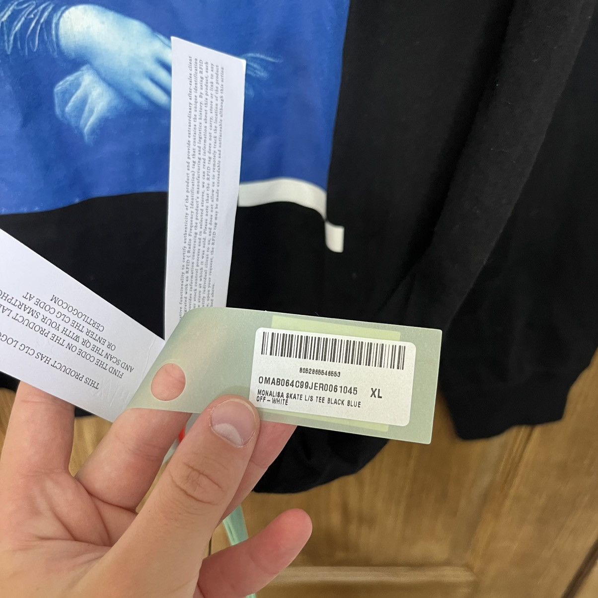 Off-White Off White Long sleeve tee Mona Lisa Big Logo New Size US XL / EU 56 / 4 - 10 Thumbnail