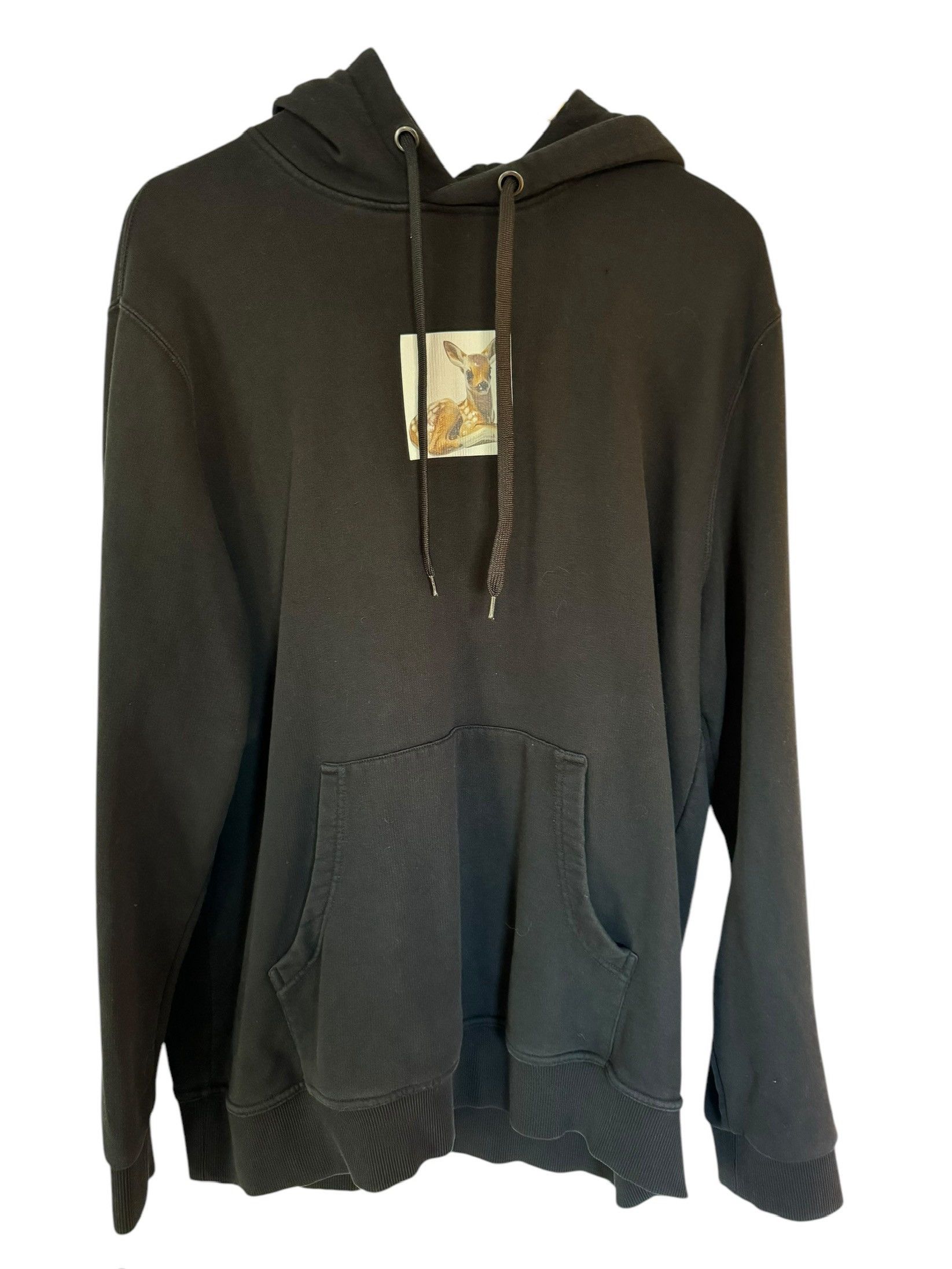 Burberry × Designer Burberry Deer Print Oversized Hoodie Black Size US XL / EU 56 / 4 - 1 Thumbnail