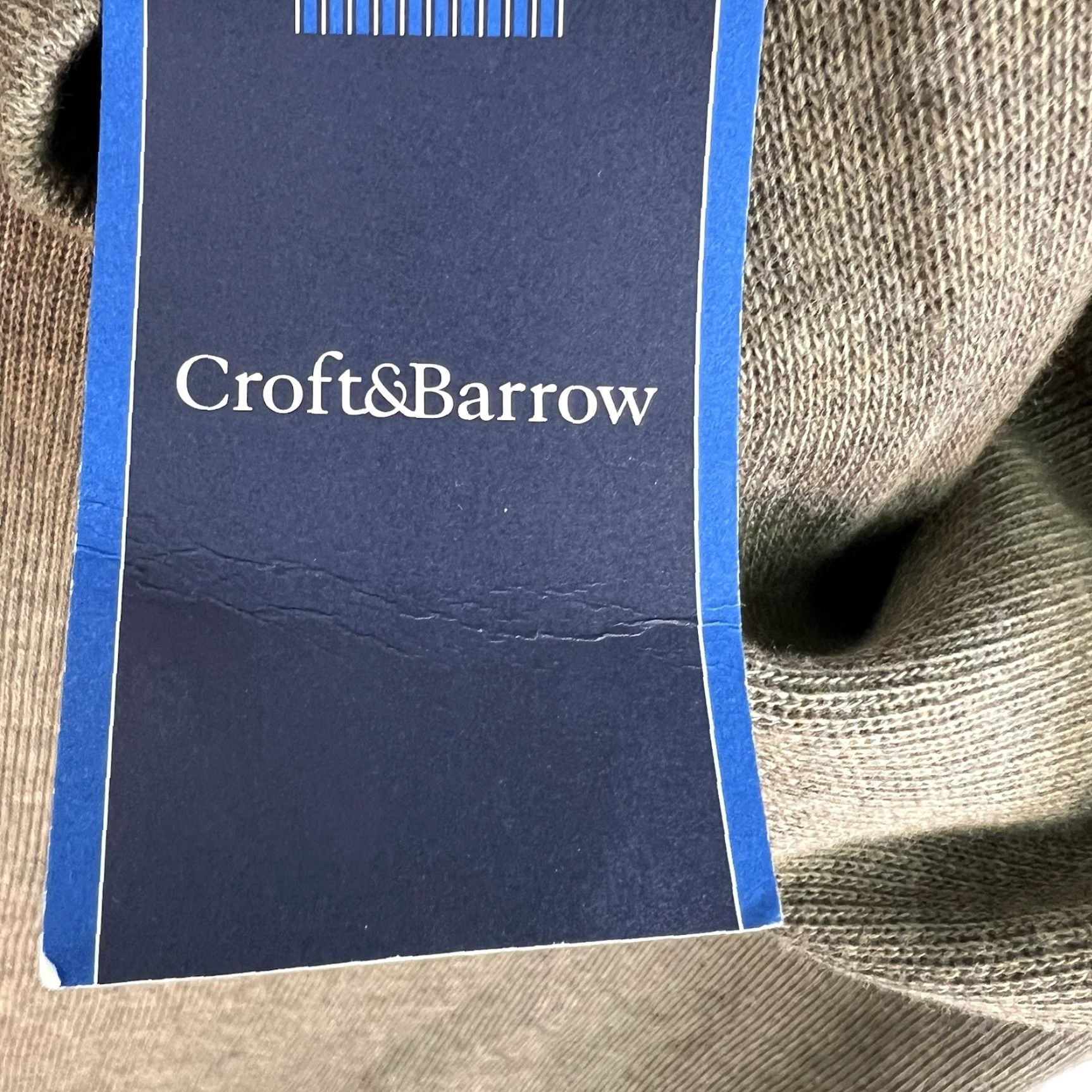 Croft & Barrow Croft & Barrow 1/4 Zip Sweater Men's Size L Brown Knit Pullover Casual Workwear Size L / US 10 / IT 46 - 5 Thumbnail