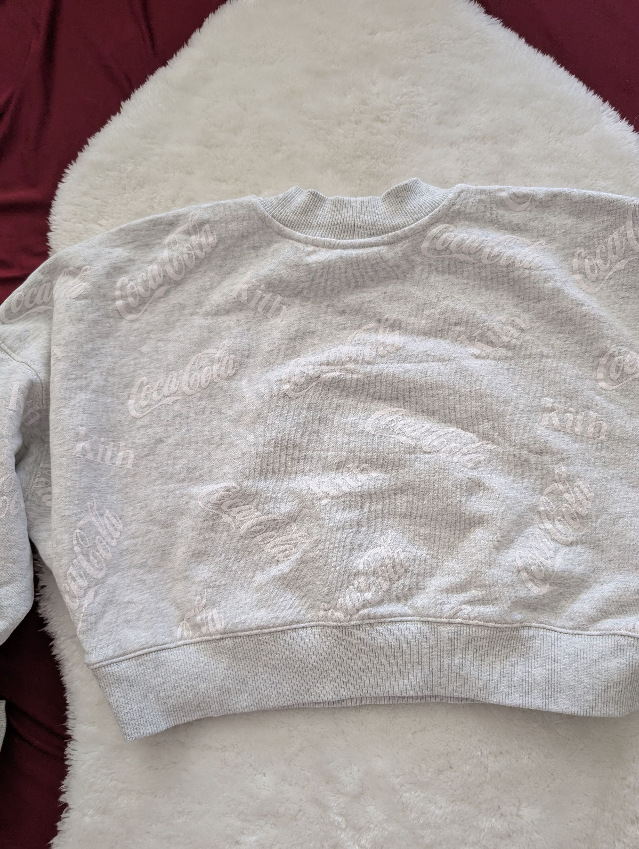 Coca Cola × Kith Kith x Coca Cola Connie Cropped Crew Sweater Size S / US 4 / IT 40 - 4 Thumbnail