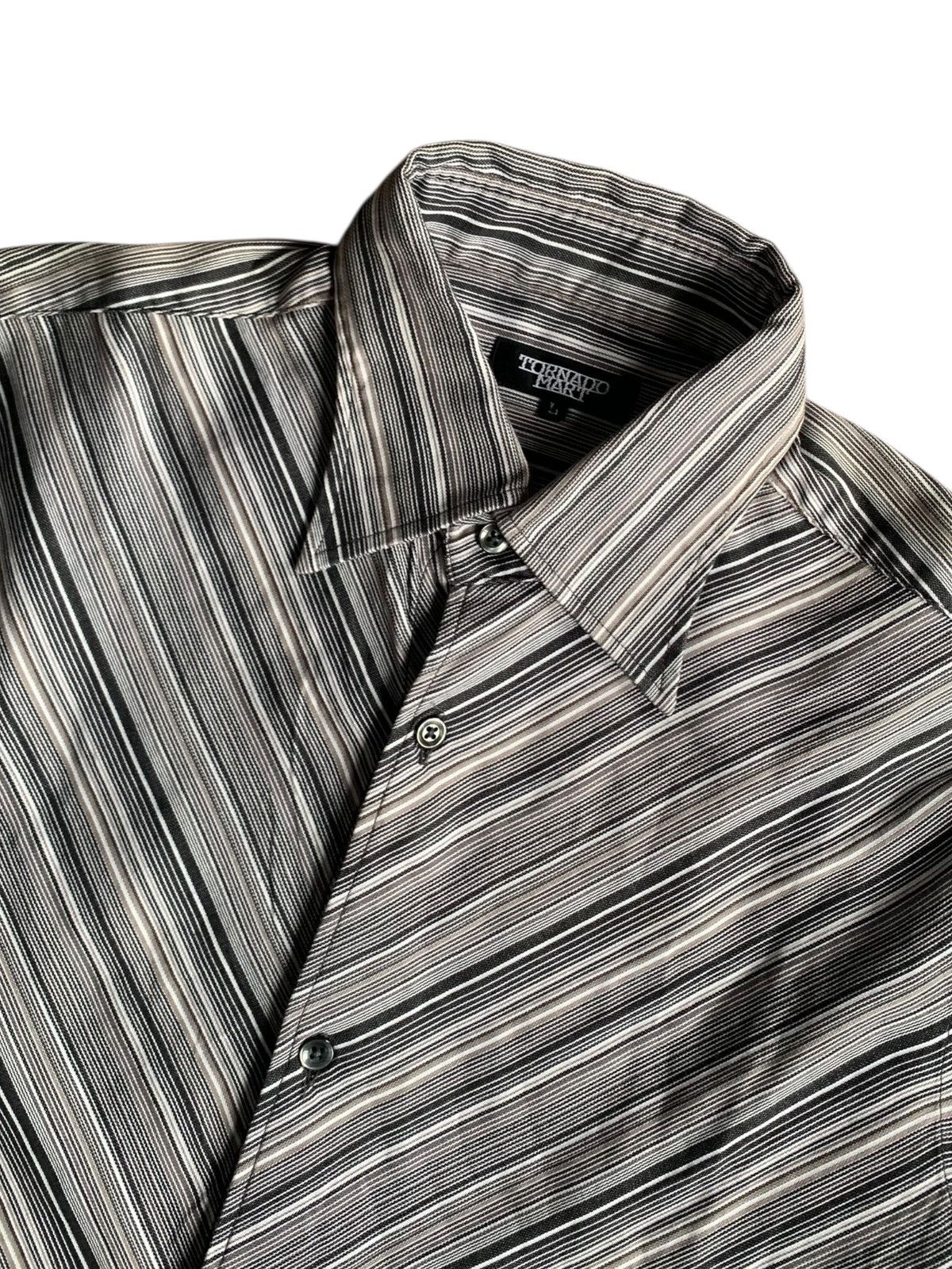 Tornado Mart Tornado mart striped formal shirt boton up Size US L / EU 52-54 / 3 - 2 Thumbnail