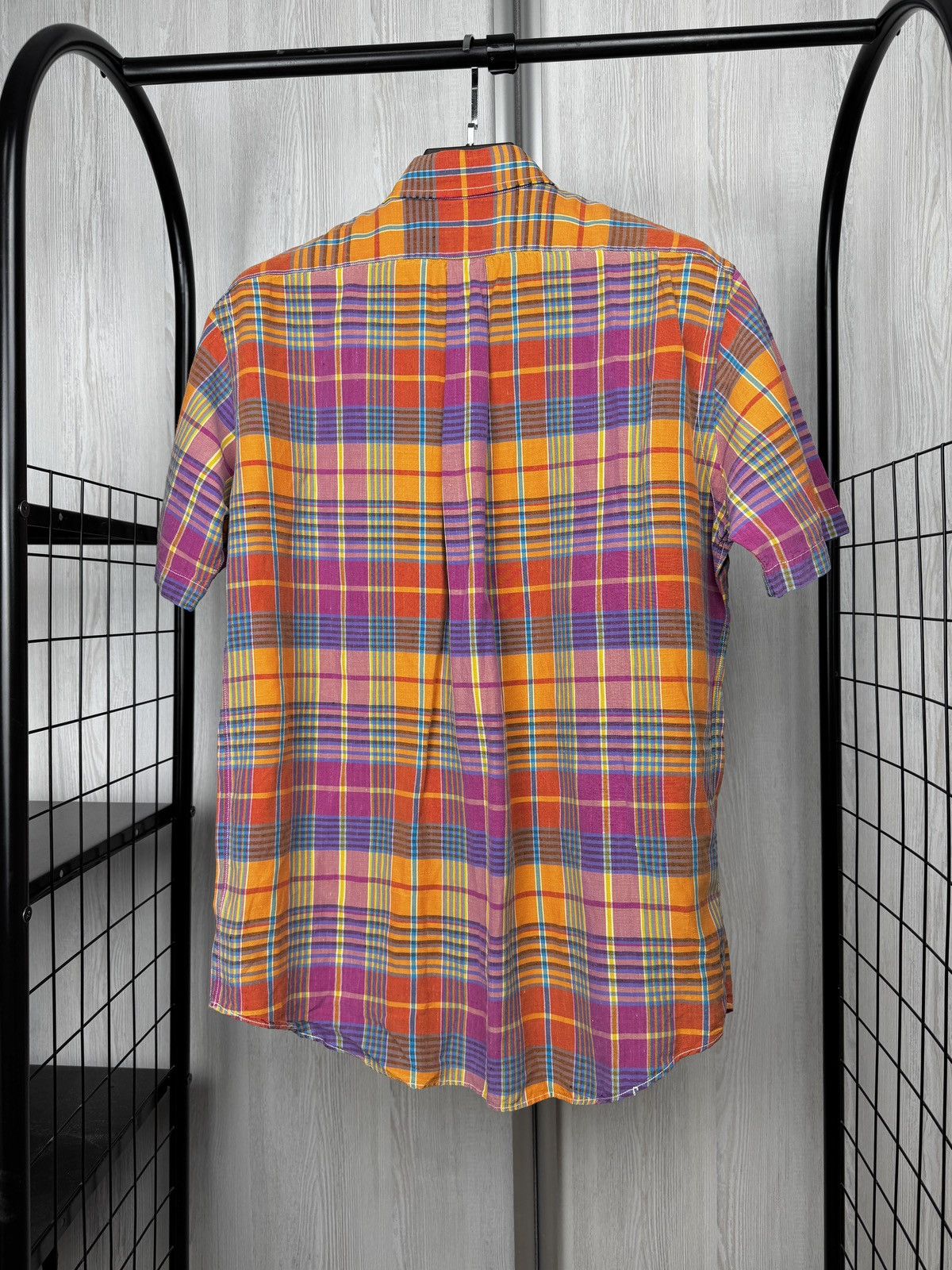 Polo Ralph Lauren Ralph Lauren Shirt Mens Madras Plaid Linen Silk Custom Fit M Size US M / EU 48-50 / 2 - 8 Thumbnail