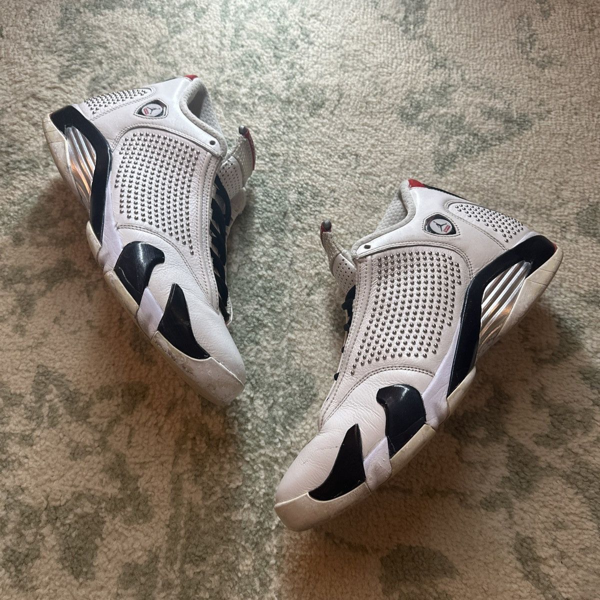 image of Supreme X Air Jordan 14 Retro White Shoes, Men's (Size 11)