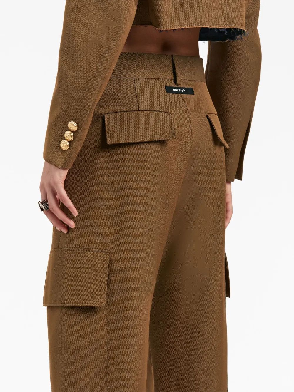 Palm Angels o1y1125 Cargo Pant in Camel Size 27" / US 4 / IT 40 - 5 Thumbnail