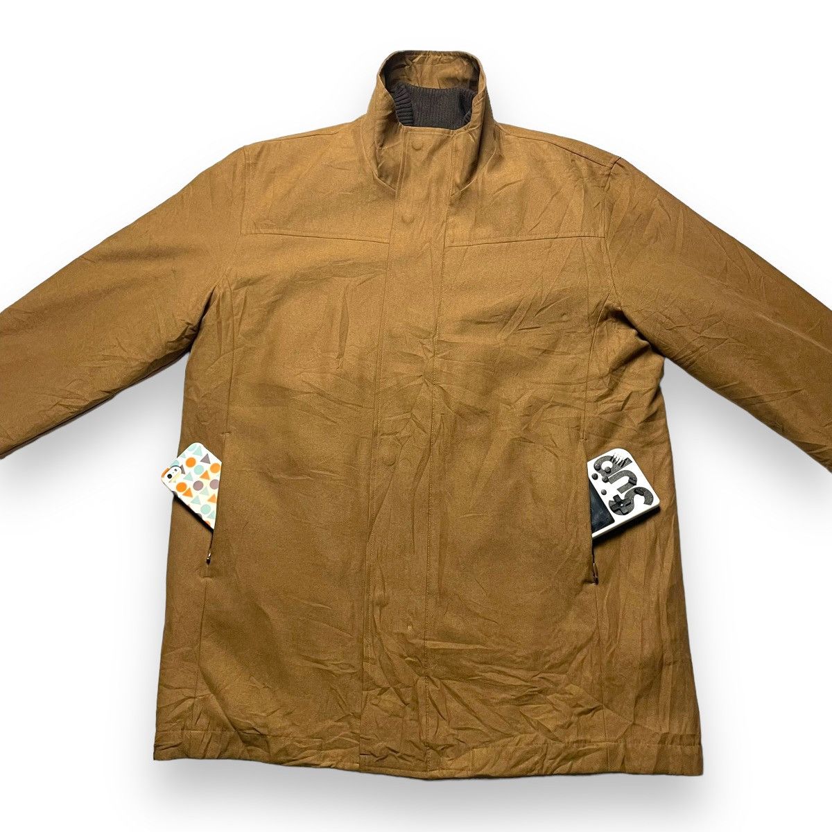 Kansai Yamamoto 🇯🇵 KANSAI JAPAN BUTTON UP FULL ZIP SUEDE HEAVY COAT JACKET Size US XL / EU 56 / 4 - 3 Thumbnail