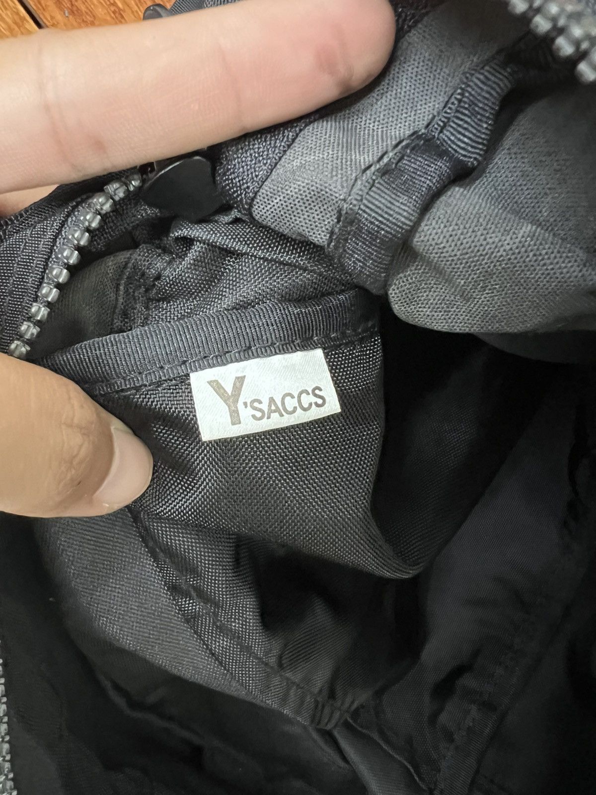 Yohji Yamamoto Ysaccs Yohji Yamamoto Black 2 Ways Backpack Sling Bag Size ONE SIZE - 7 Thumbnail