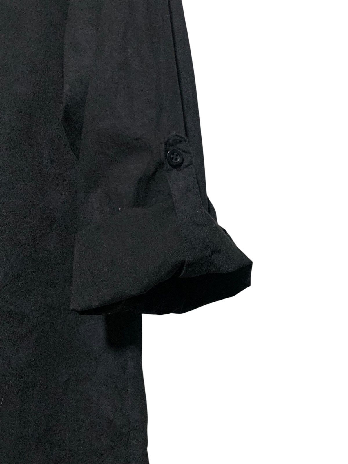 If Six Was Nine Y2k Euphuistic laces synthetic leather bleached gothic shirt Size US L / EU 52-54 / 3 - 5 Thumbnail