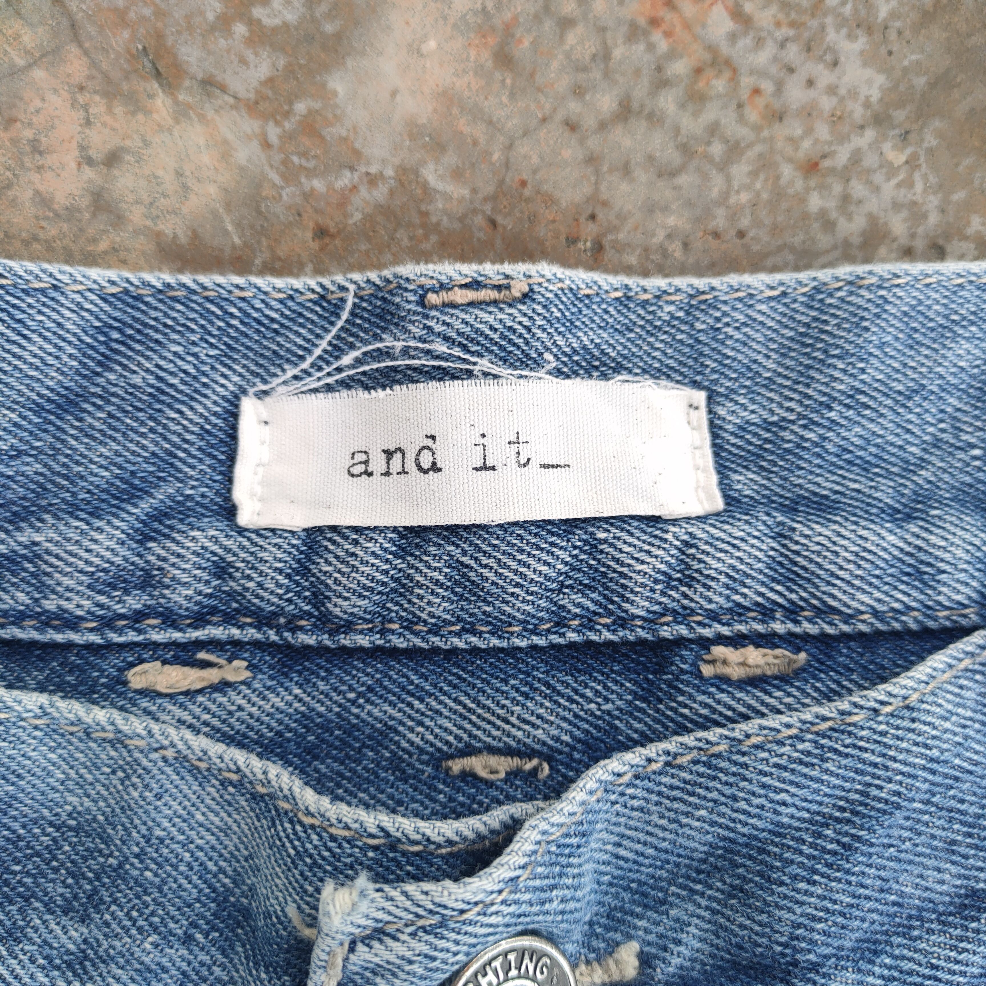 Japanese Brand × Jean × Seditionaries VINTAGE AND IT FLY BUTTON FADED JEANS DENIM PANTS Size US 36 / EU 52 - 8 Thumbnail