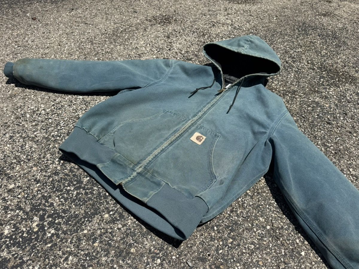 Carhartt 90s Carhartt Aspen Green Active Jacket Detroit JQ296 JQ294 Size US L / EU 52-54 / 3 - 3 Thumbnail
