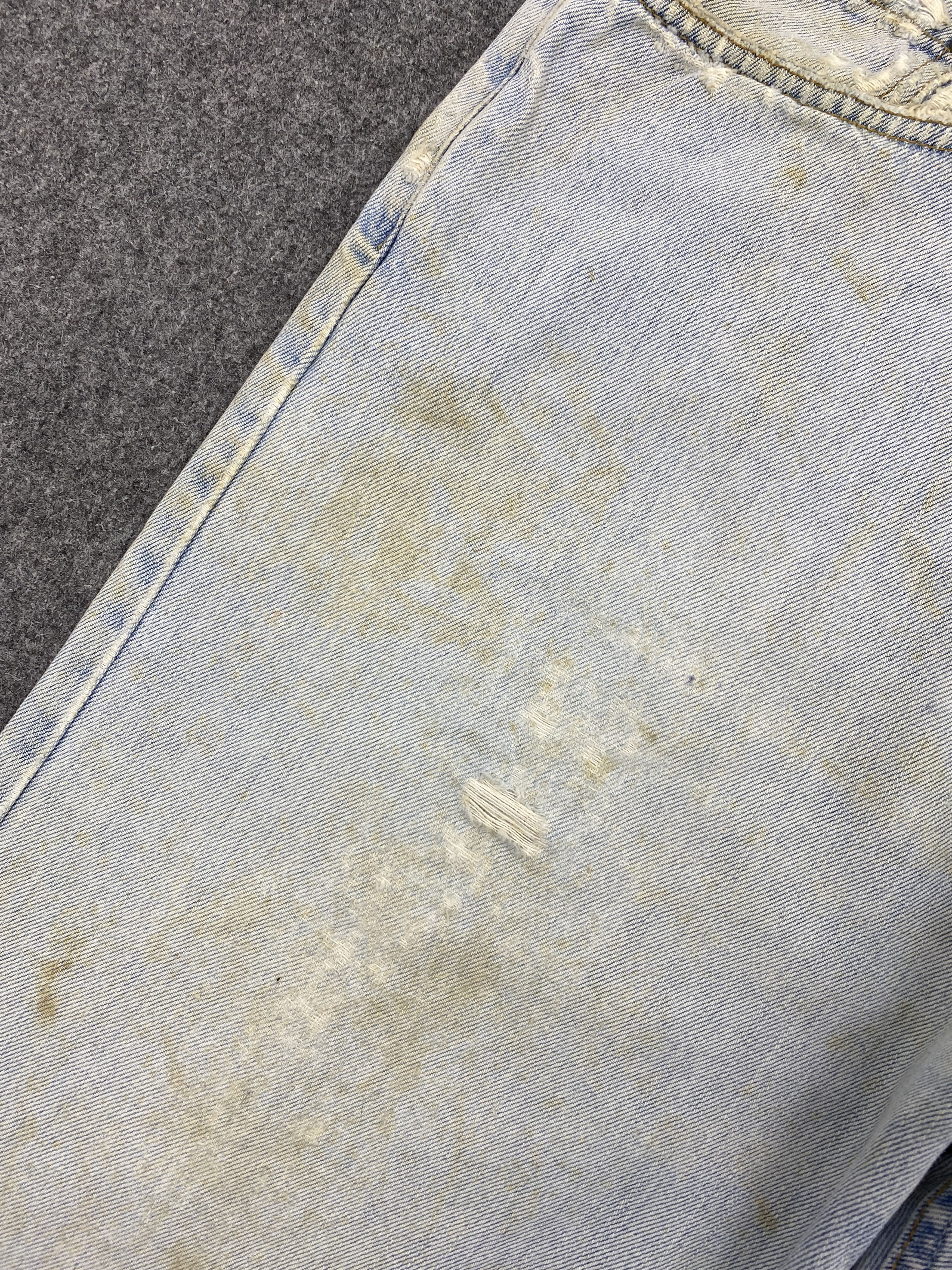 Levi's × Vintage Light Washed Vintage Levis 505 Straight Fit Denim Jeans Size US 40 / EU 56 - 12 Thumbnail