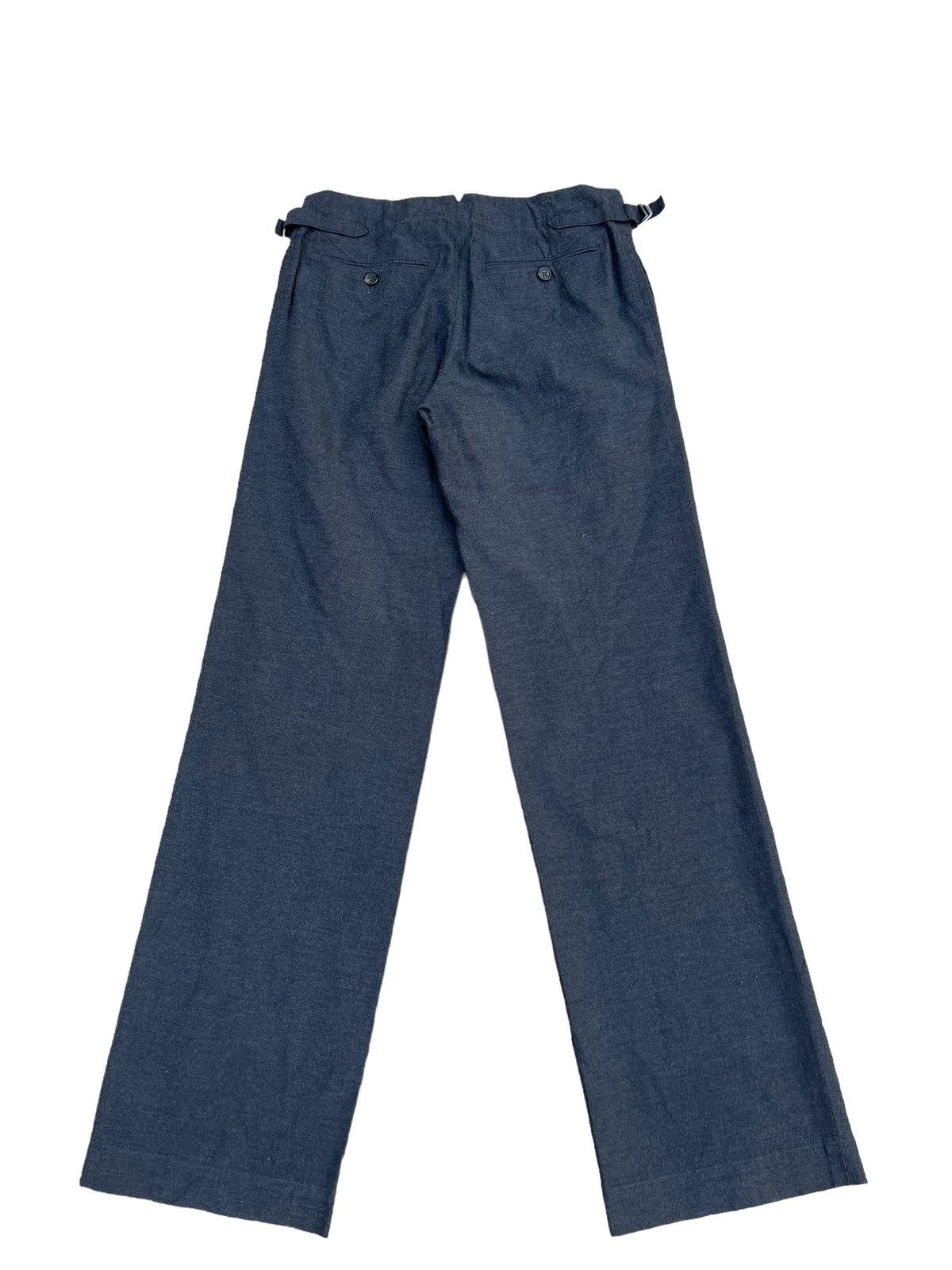 Vintage Vintage Margaret Howell Wool Blend Tuxedo Trouser Pant Size US 29 - 2 Thumbnail