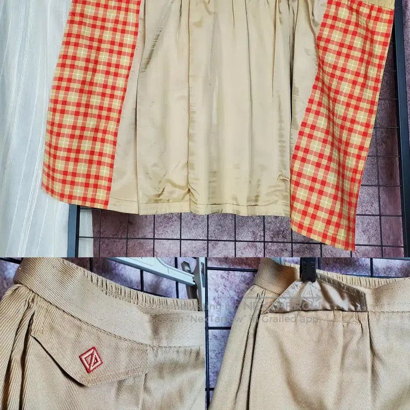 Dior Dior Irregular Summer Cotton Skirt in Light Brown . Size 23" - 3 Thumbnail