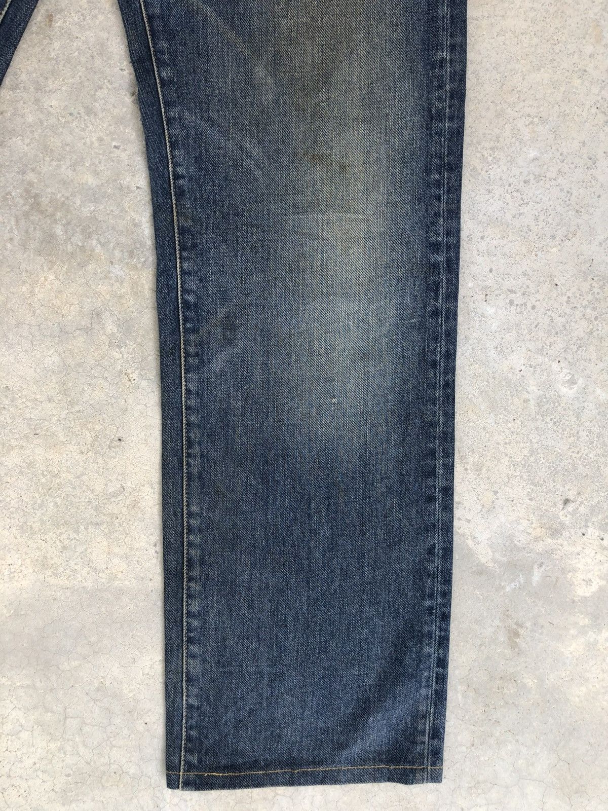 Tom Ford Gucci Embroidered Logo Staright Cut Distressed Denim Size US 34 / EU 50 - 7 Thumbnail