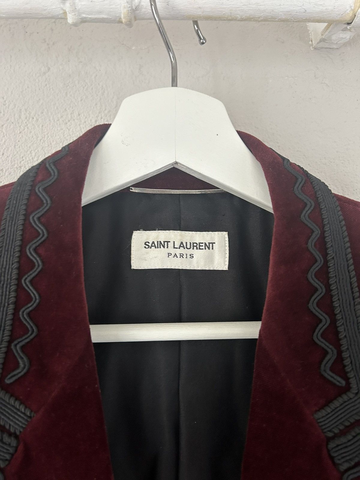 Saint Laurent Paris FW18 Saint Laurent Western Velvet Blazer rrp $4k Size US M / EU 48-50 / 2 - 7 Thumbnail