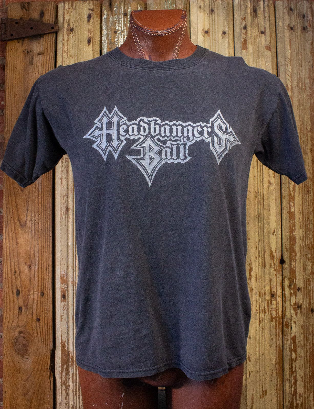 image of Vintage Headbangers Ball Mtv Graphic T Shirt 90's XL in Black, Men's