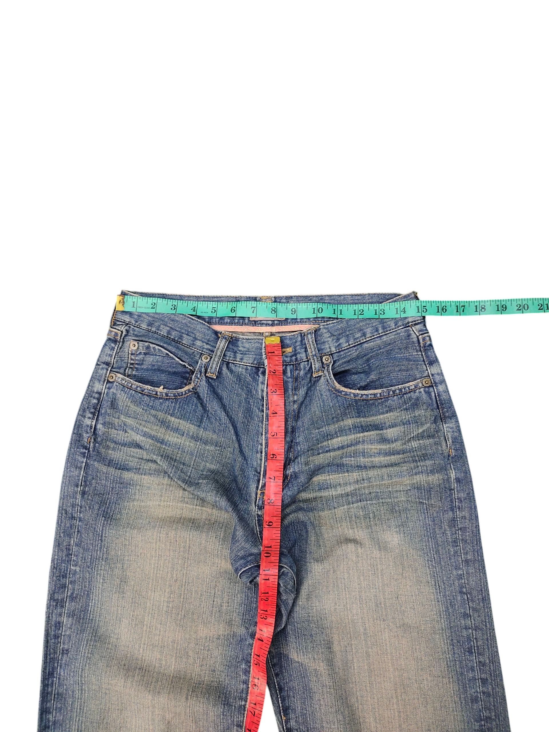 Bugle Boy Vintage Bugle Boy Usa Clawmark Distress Faded Denim Jeans Size US 30 / EU 46 - 15 Thumbnail