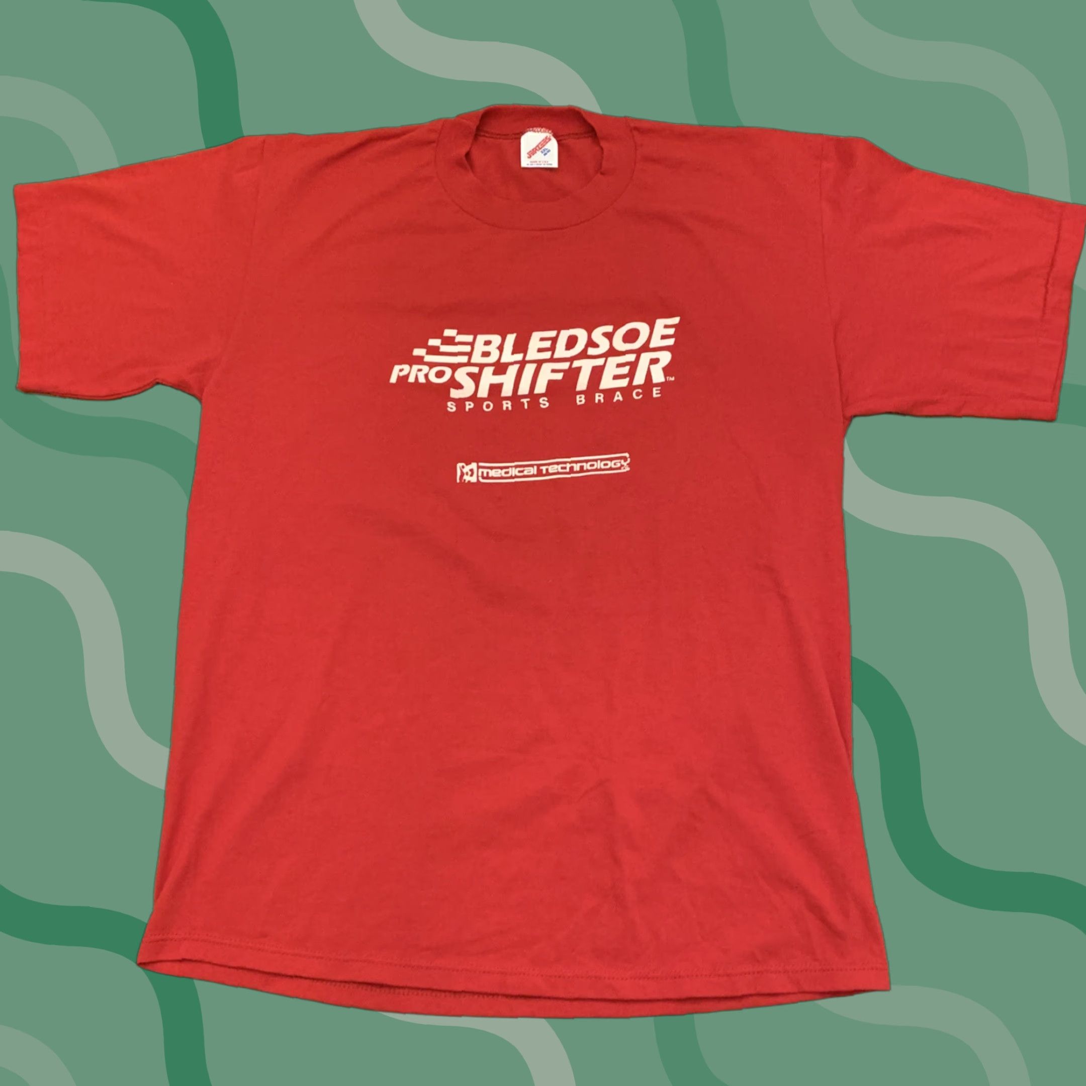 Jerzees Vintage Jerzees TShirt Pro Shifter Sports Brace Medical Technology Inc. Bledsoe Size XXL Red 2XL-XXL Regular Men N/A Size US XXL / EU 58 / 5 - 1 Thumbnail