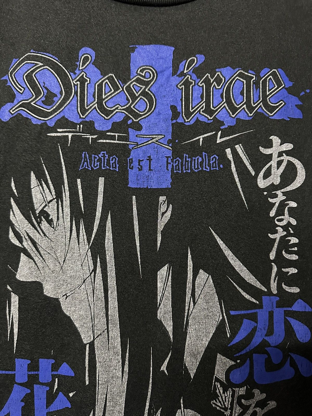 Anime Thrashed Vintage Dies Irae Anime Japan Sun Faded Tee Size US L / EU 52-54 / 3 - 5 Thumbnail