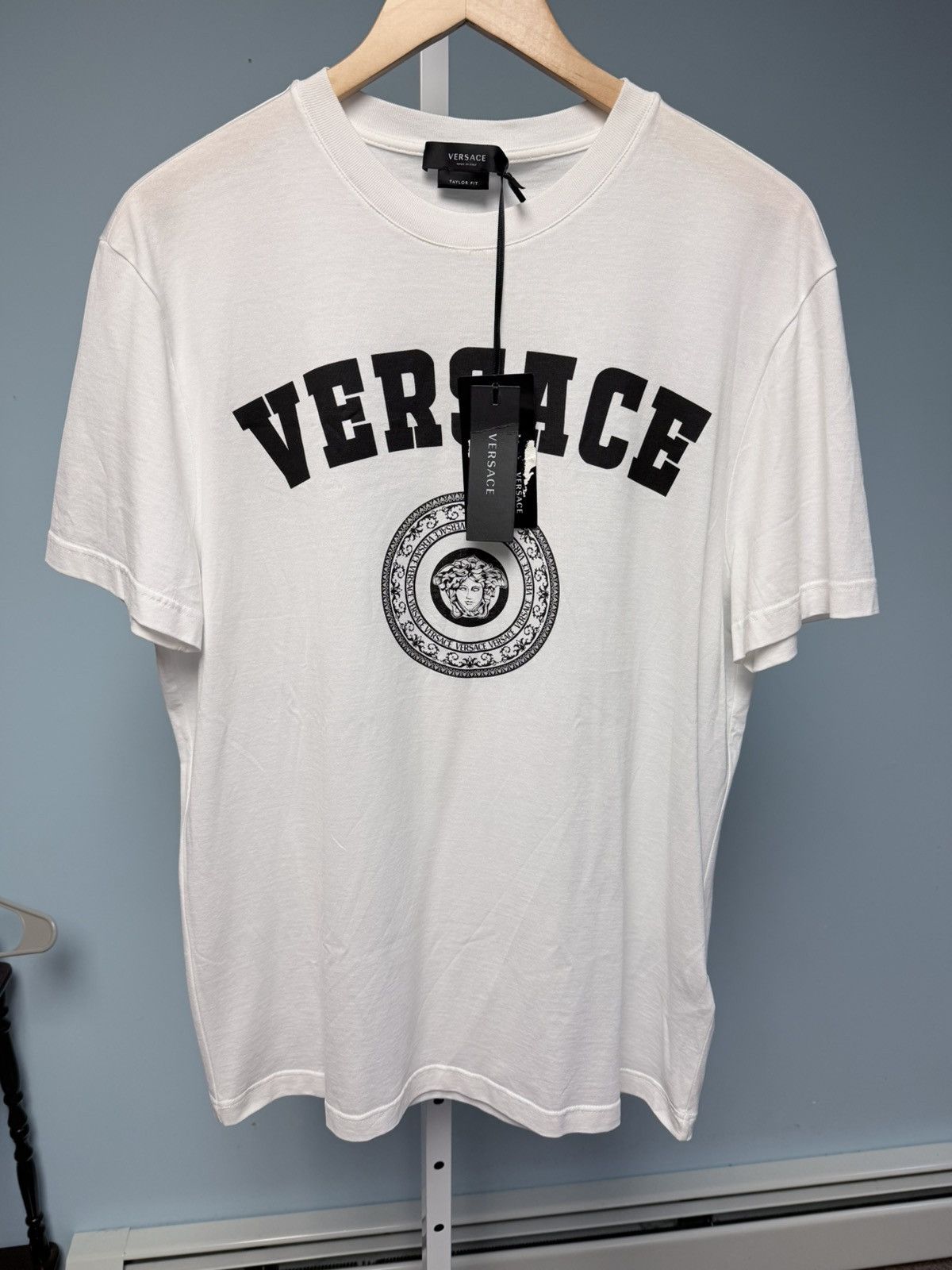 Versace Versace Medusa White Tee New with Tags Size US XL / EU 56 / 4 - 2 Thumbnail