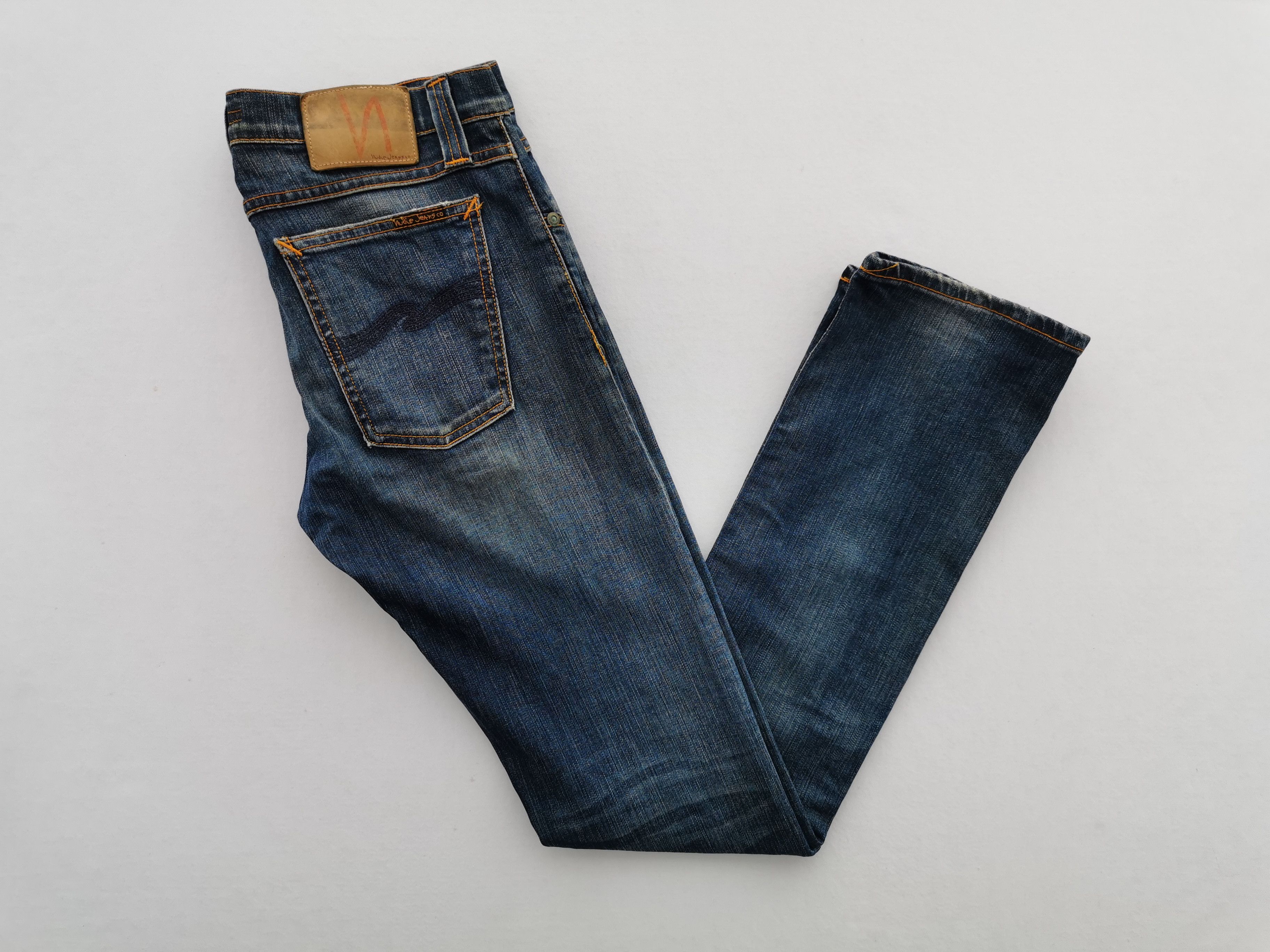 Nudie Jeans Distressed Nudie Jeans Made In Italy Denim Pants Size 31 Size US 31 - 10 Thumbnail