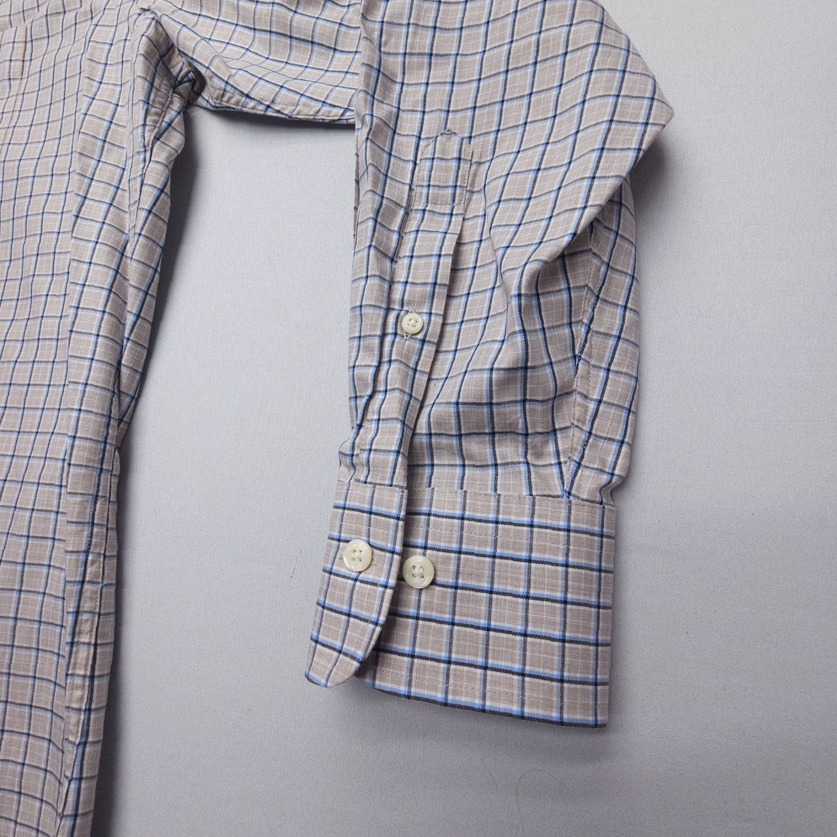 Peter Millar Peter Millar Shirt Mens XL Plaid Cotton Long Sleeve Button-Up Classic Casual Business Size US XL / EU 56 / 4 - 5 Thumbnail