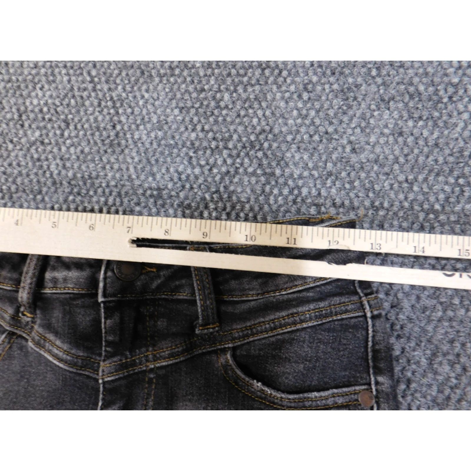 Denime Judy Blue Jeans Skinny Retro Denim 28 Women's Blue Cotton Blend Stretch Zipper Pockets Size 42" / US 20 - 4 Thumbnail