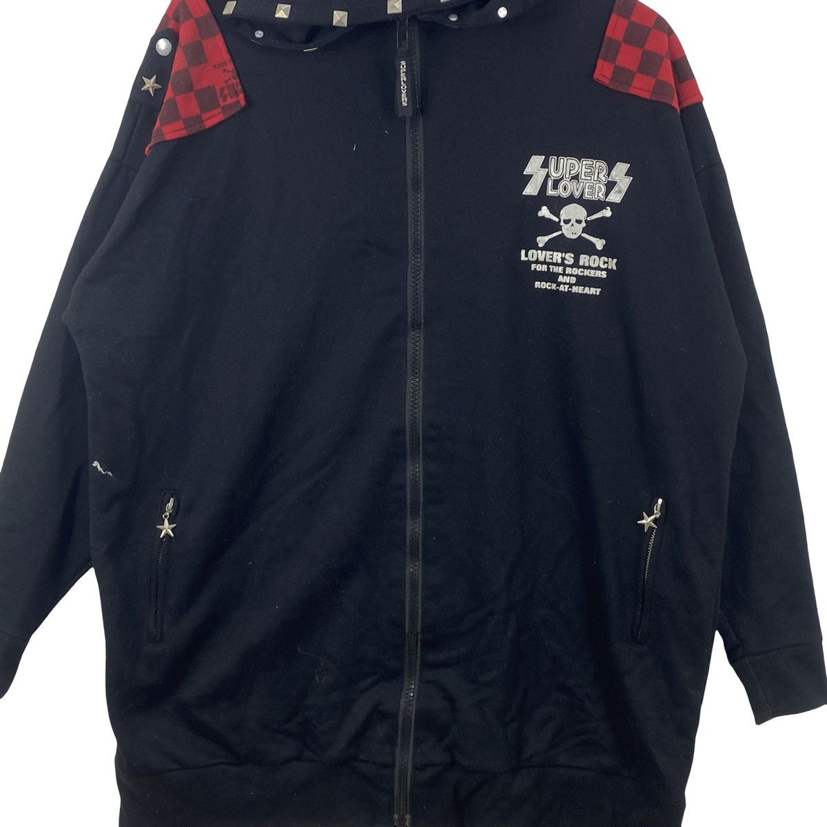 Super Lovers SUPER LOVERS Japan Rock Skull Crossbones Studded Oversized Size XXL / US 16-18 / IT 52-54 - 6 Thumbnail