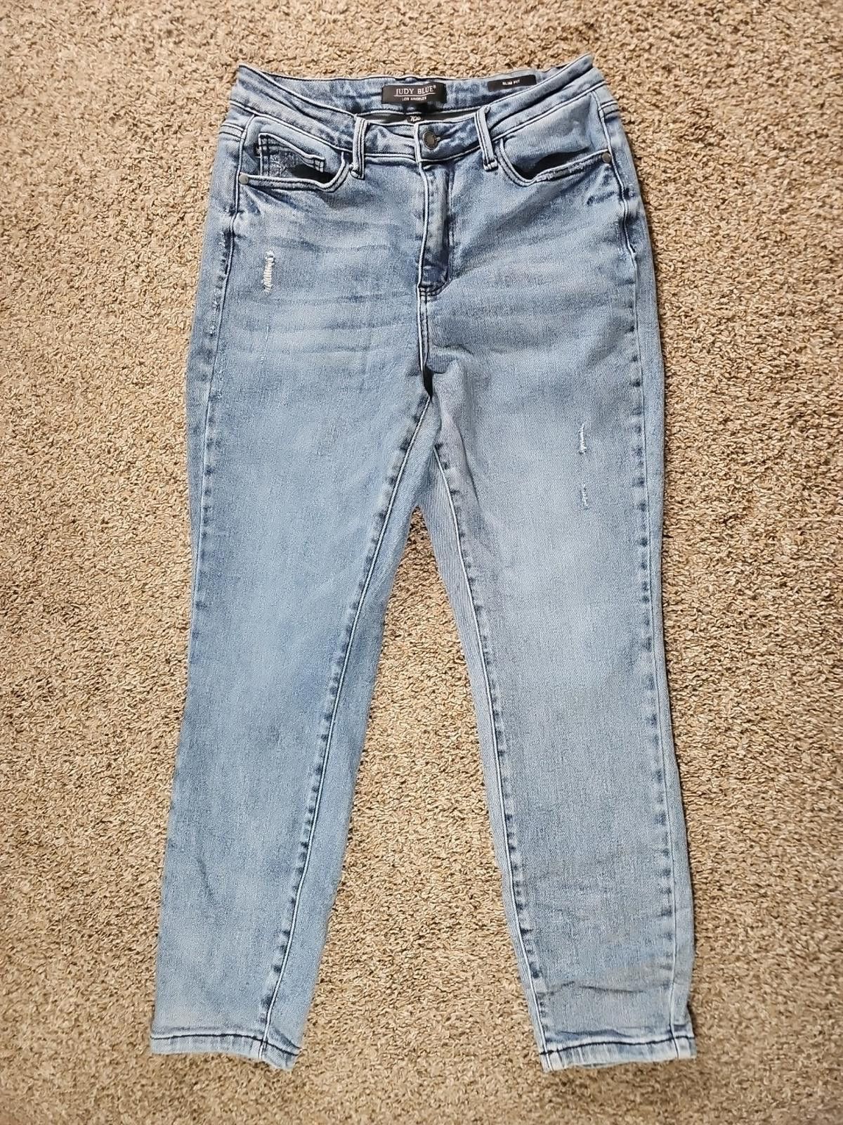 Other Judy Blue Los Angeles Slim Fit 7/28 Jeans Size 28" / US 6 / IT 42 - 1 Thumbnail