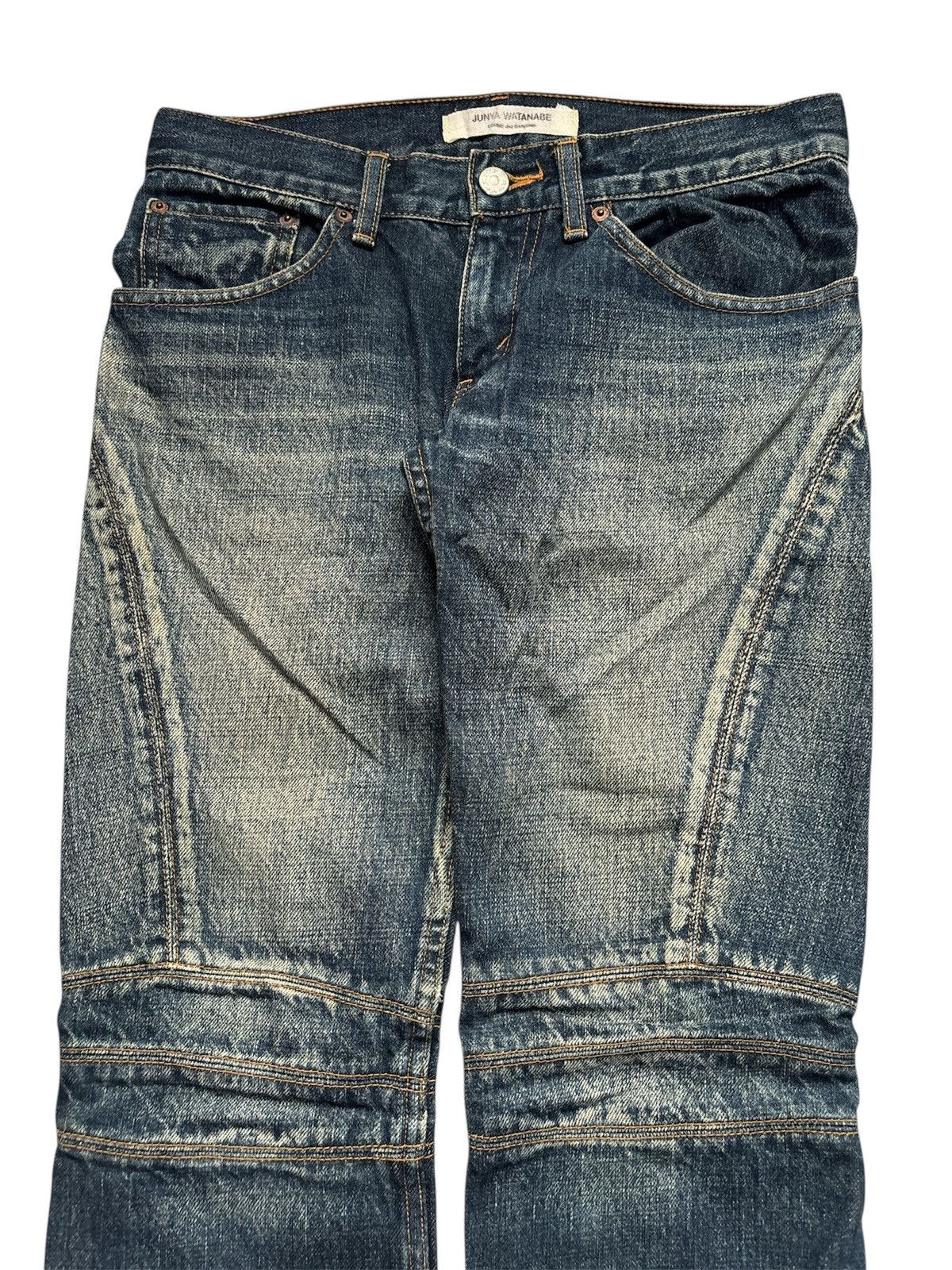 Junya Watanabe SS03 Biker Denim Jeans Size US 28 / EU 44 - 4 Thumbnail