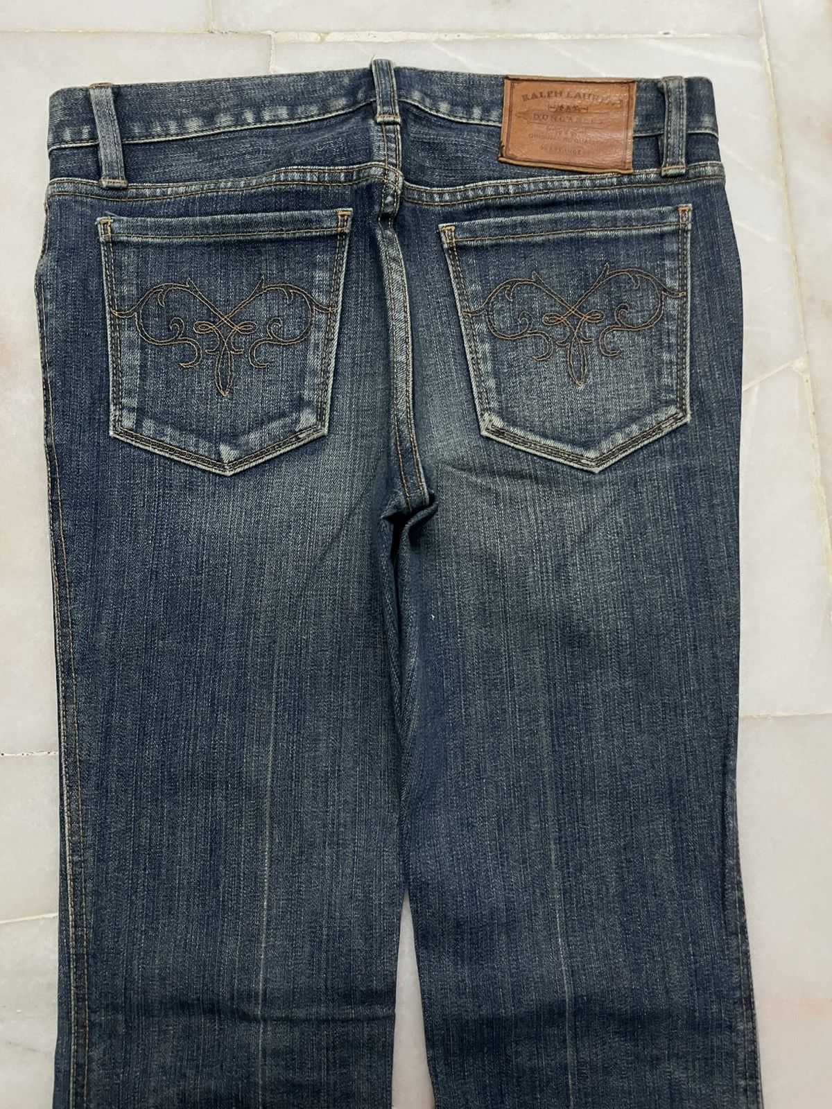 Vintage 💥Flared💥Vintage 90’S Ralph Lauren Mud-Wash Bootcut Classic Size 28" / US 6 / IT 42 - 14 Thumbnail