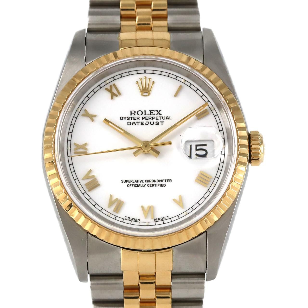 Rolex Rolex Rolex Datejust Stainless Steel Yellow Gold Metal Automatic 16233 DUTY FREE for USA Size ONE SIZE - 1 Thumbnail