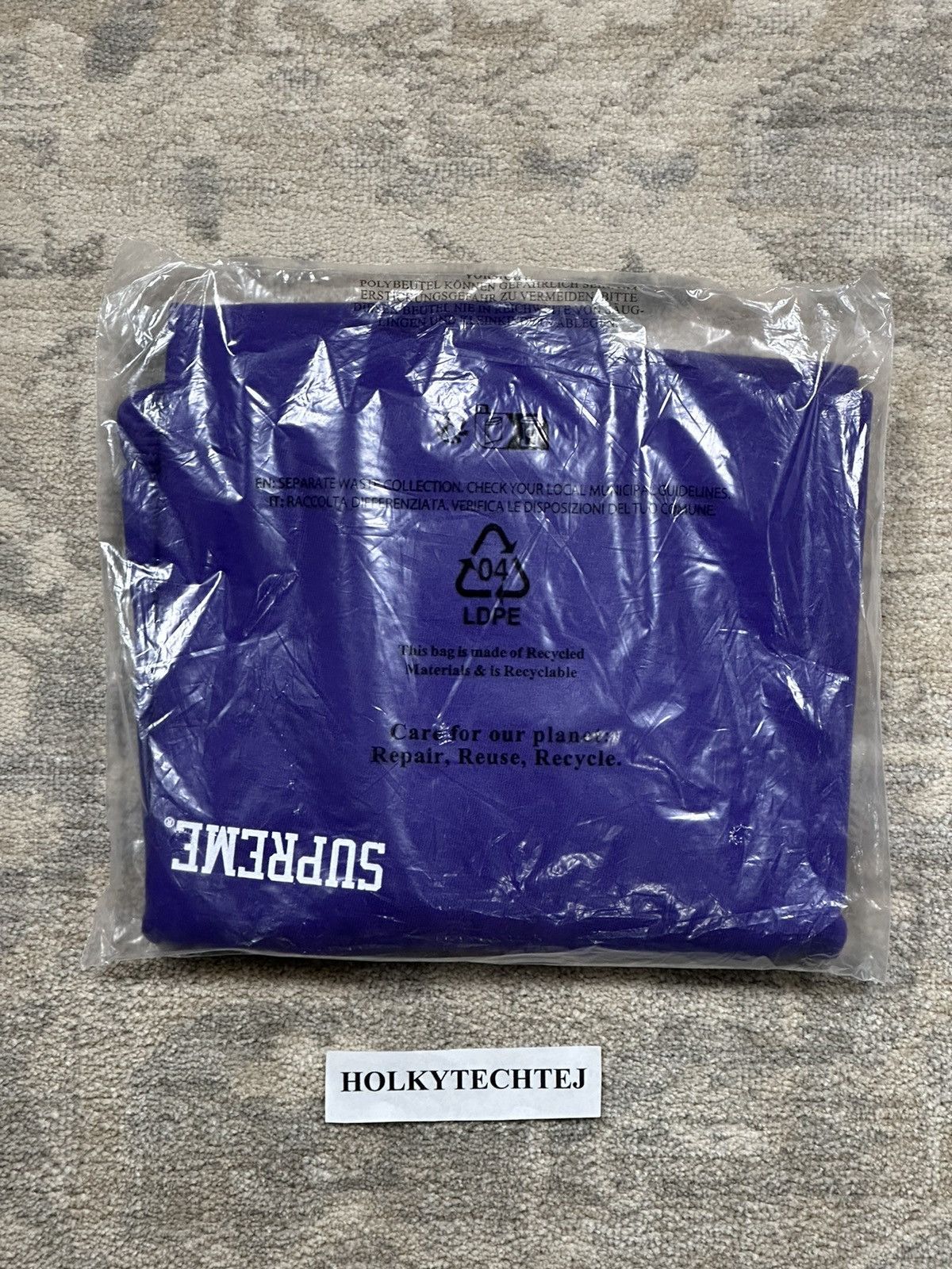 Supreme Supreme Fight For NY Tee - Purple - L - FW23 Size US L / EU 52-54 / 3 - 8 Thumbnail