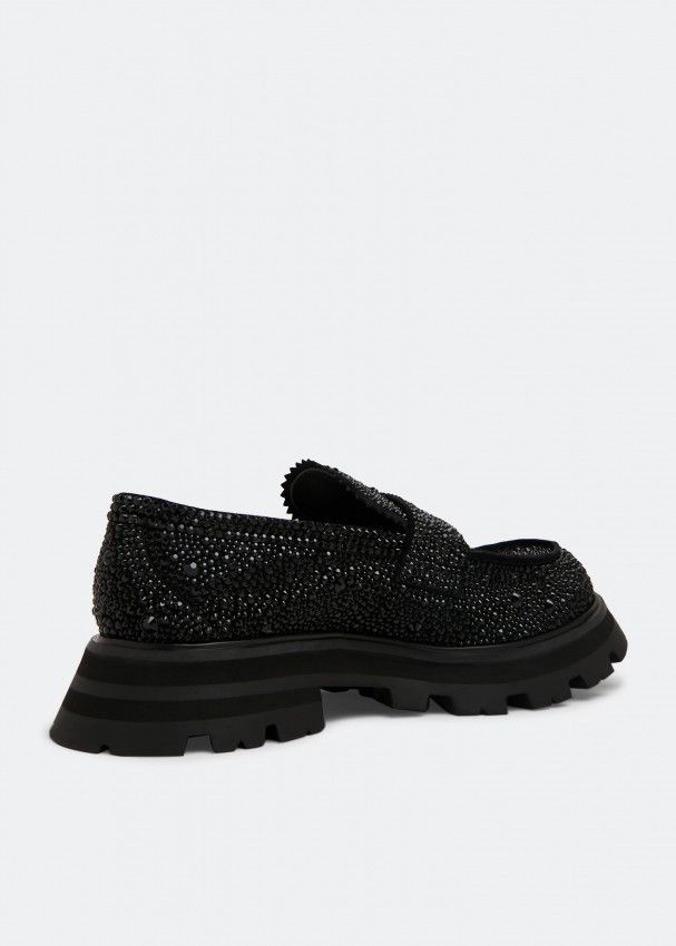 Alexander McQueen o1y0225 Loafers in Black Size US 11 / IT 41 - 3 Thumbnail