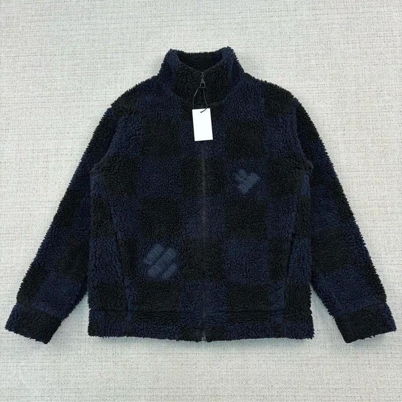 Louis Vuitton Louis Vuitton Men's Dark Blue Winter Jacket 0089 Size US XL / EU 56 / 4 - 1 Thumbnail