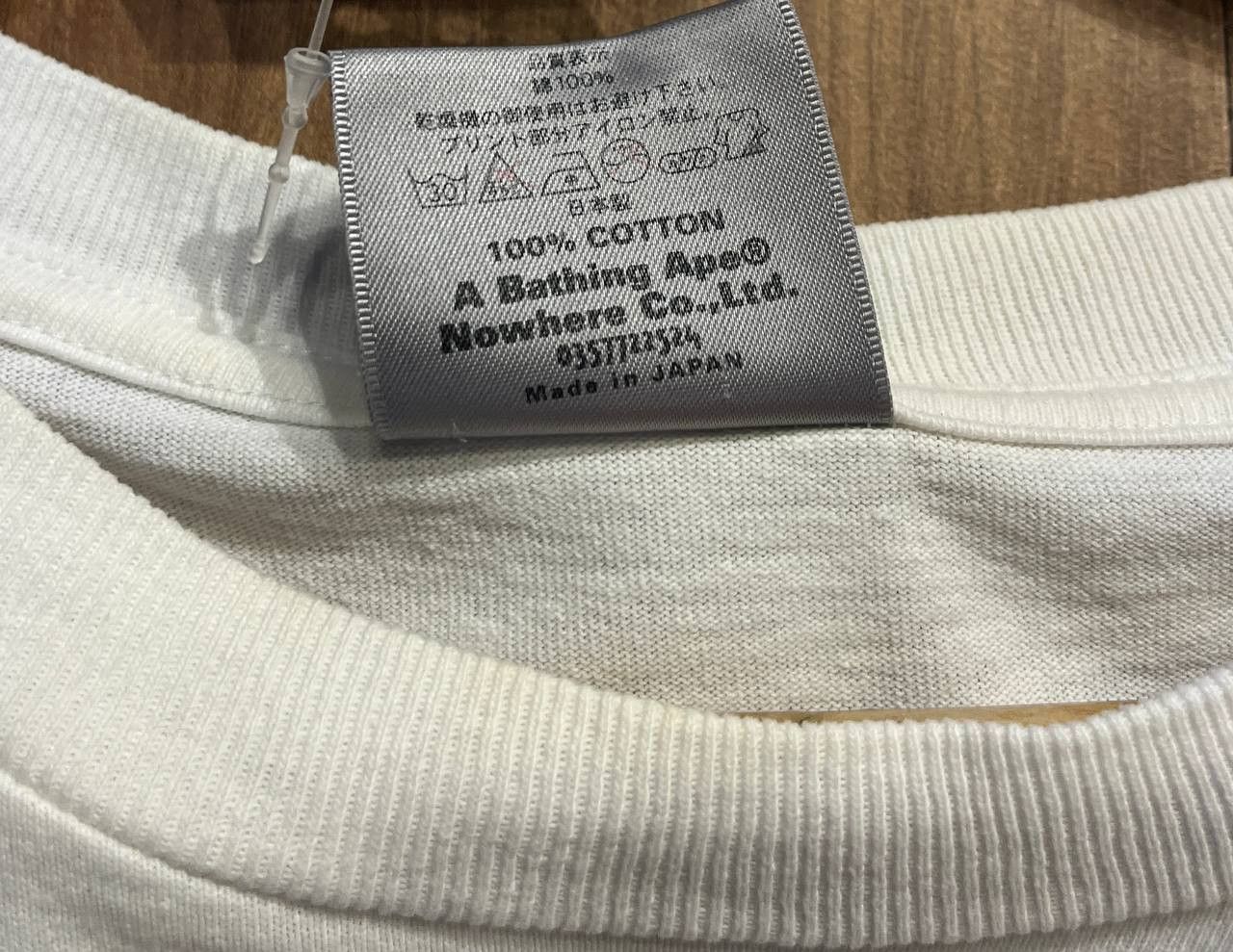 Bape Vintage 90s Bape tee Size US L / EU 52-54 / 3 - 4 Thumbnail