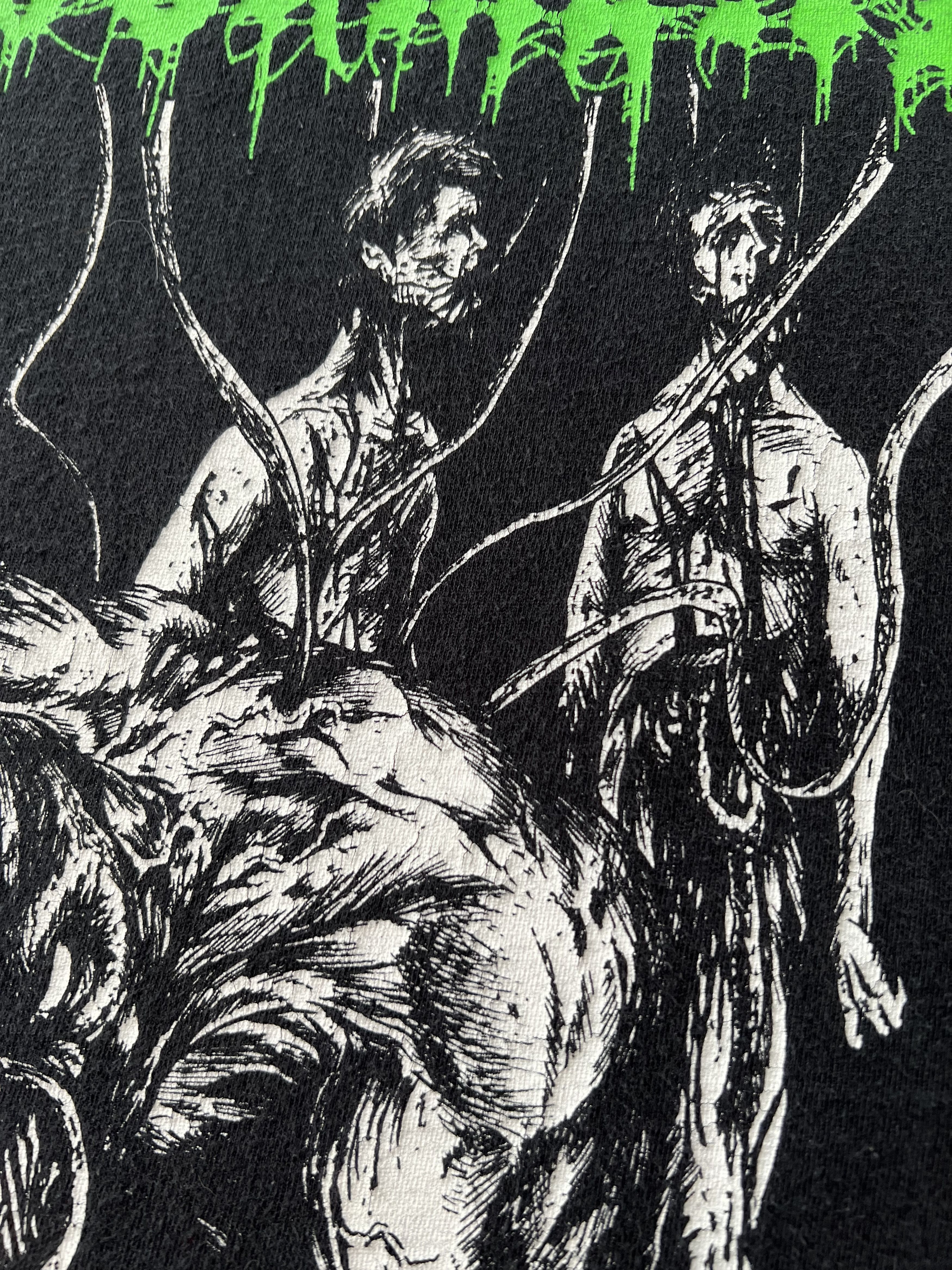 Band Tees Vintage 2000s Devourment Butcher the Weak Death Metal Tshirt Size US L / EU 52-54 / 3 - 5 Thumbnail