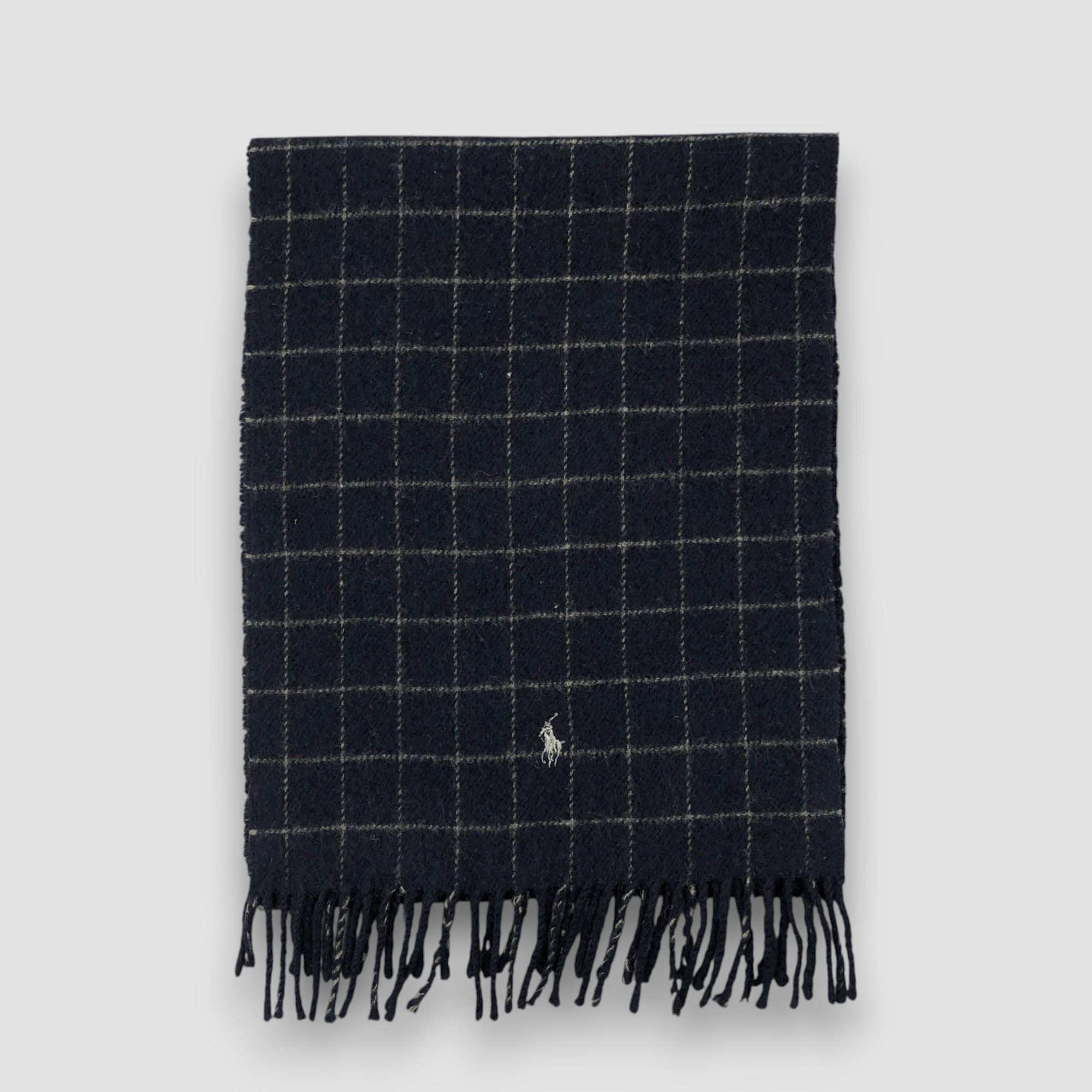 Polo Ralph Lauren Vintage Polo Ralph Lauren Scarf Muffler Wool Winter Scarves Size ONE SIZE - 2 Thumbnail