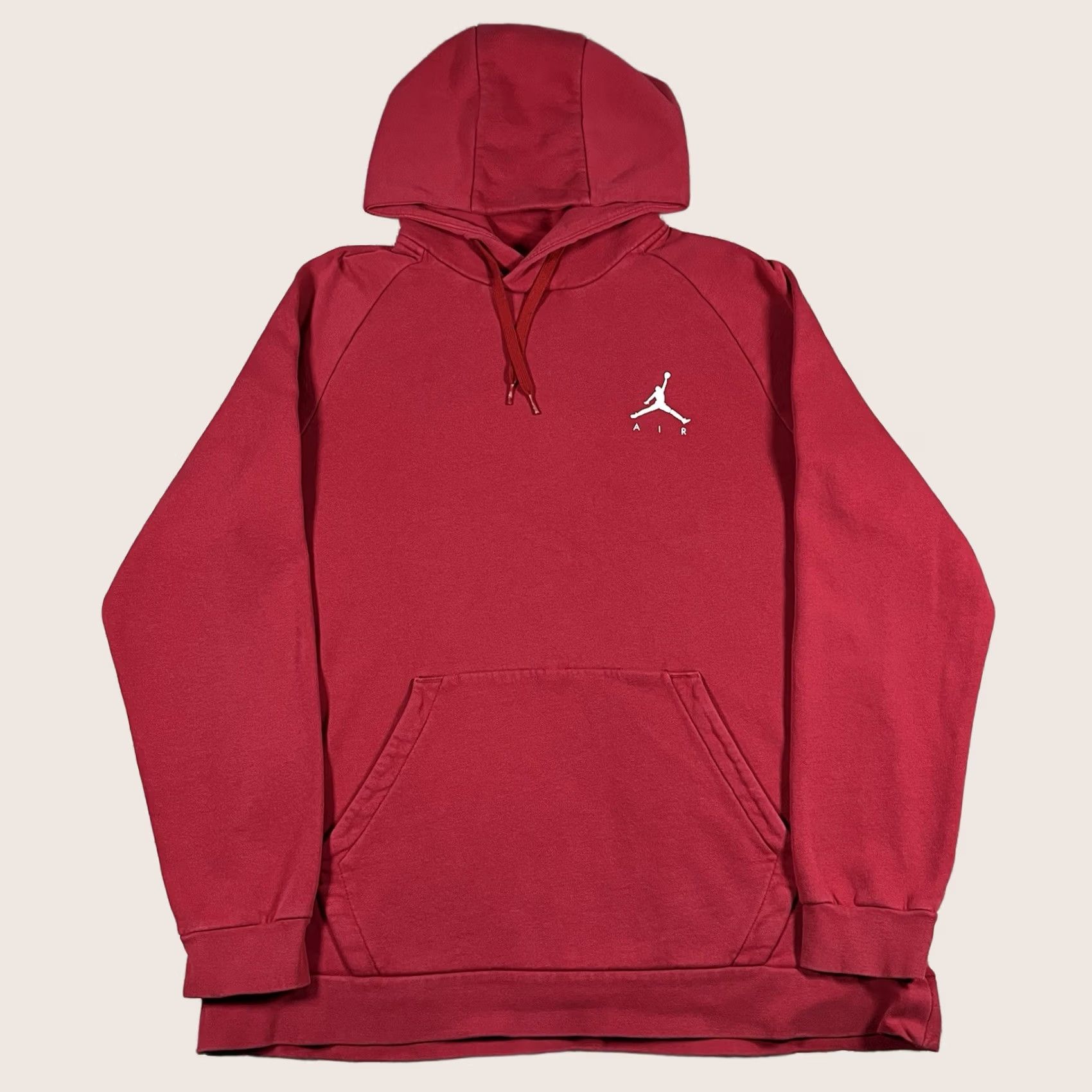 Jordan Brand Air Jordan Hoodie Men XL Red Pullover Jumpman Basketball Sweatshirt Classic Size US XL / EU 56 / 4 - 1 Thumbnail