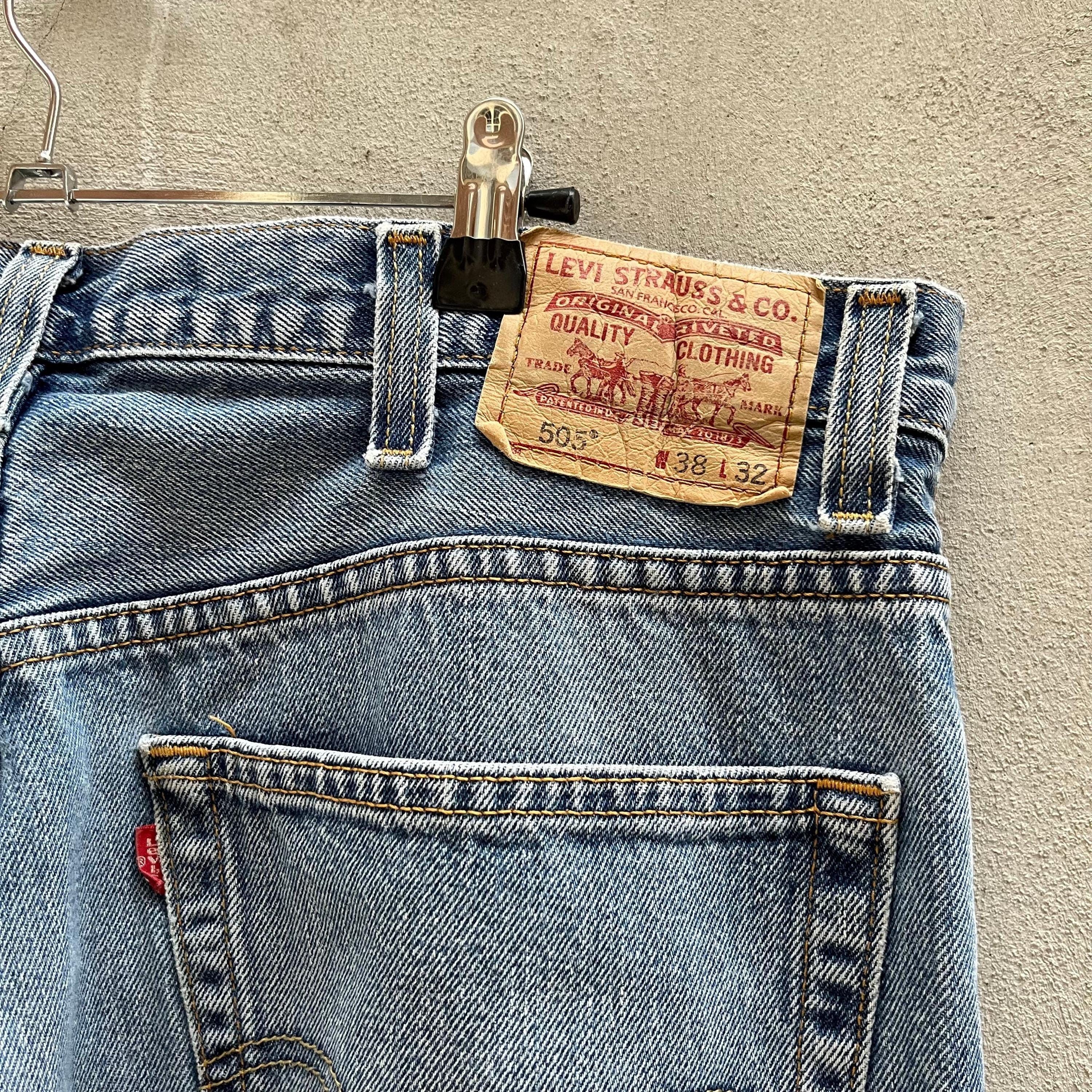 Levi's × Vintage Vintage Levi's 505 Denim Jeans Size US 38 / EU 54 - 5 Thumbnail