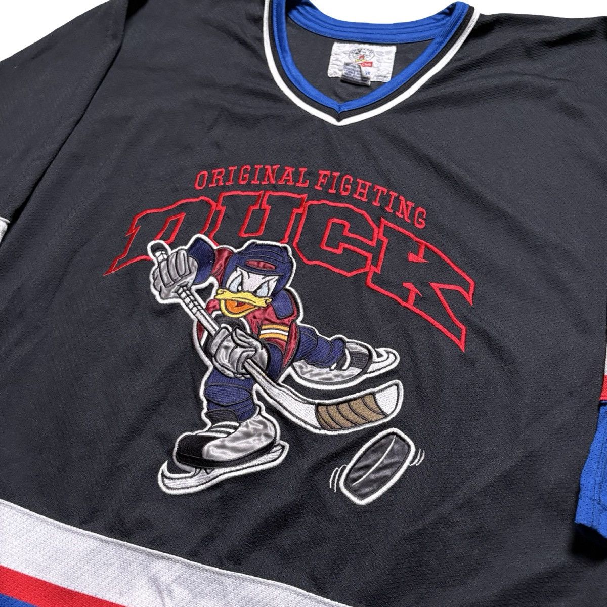 Starter 90s Starter Mickey & Co Jersey Mens L Black Fighting Duck Size US L / EU 52-54 / 3 - 2 Thumbnail