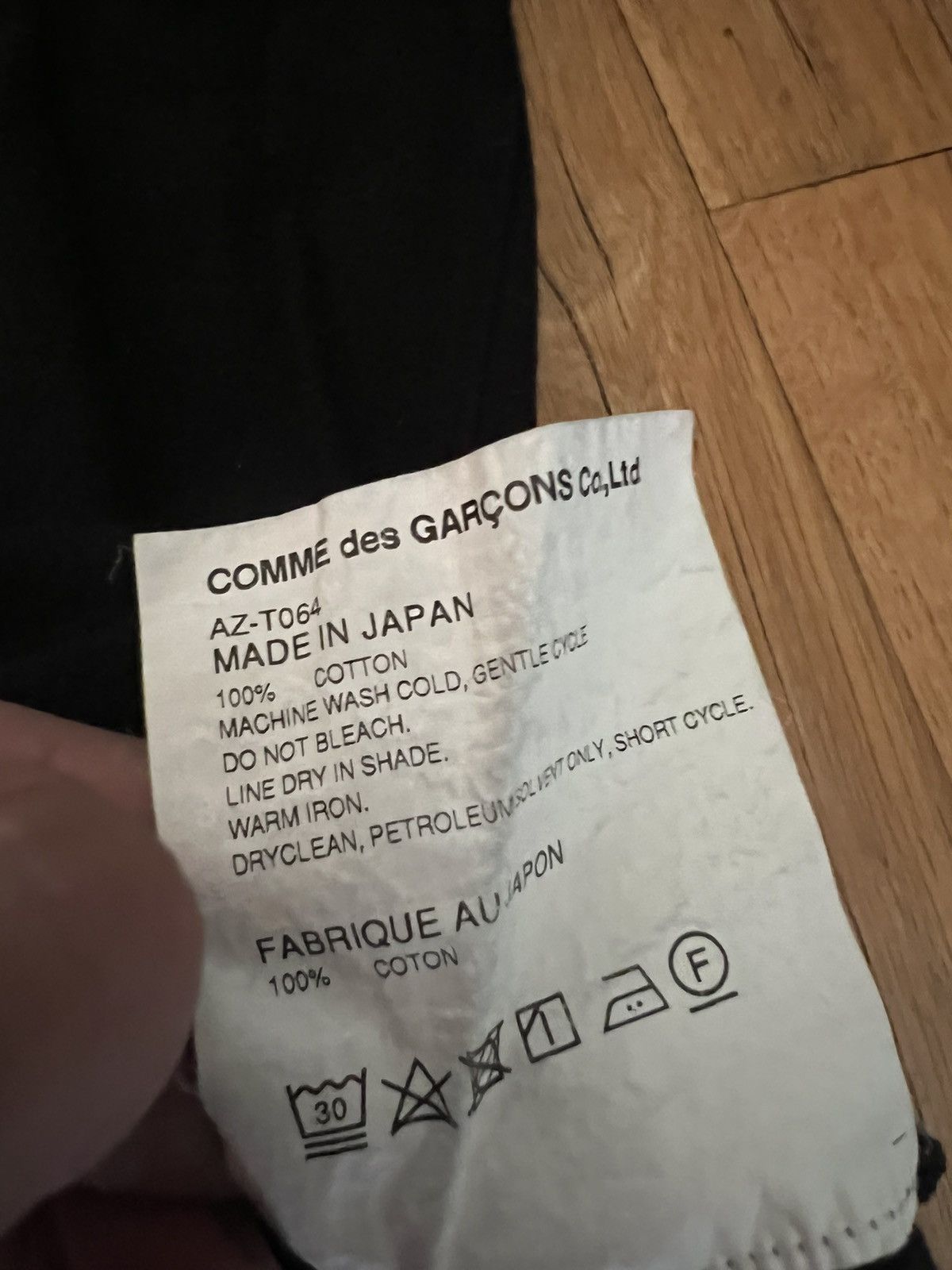 Comme des Garcons × Comme des Garcons PLAY Comme des Garcons Play CDG Mens Medium Shirt Size US M / EU 48-50 / 2 - 2 Thumbnail