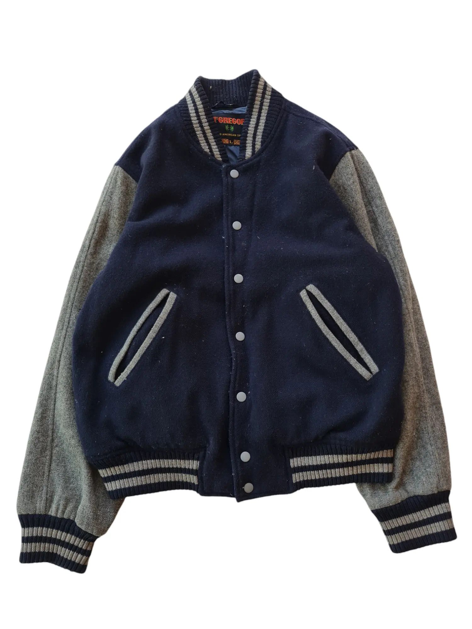 ジャケット・アウター 80s vintage McGREGOR wool bomber jacket 🔥 VINTAGE 80s MCGREGOR WOOL BOMBER JACKET