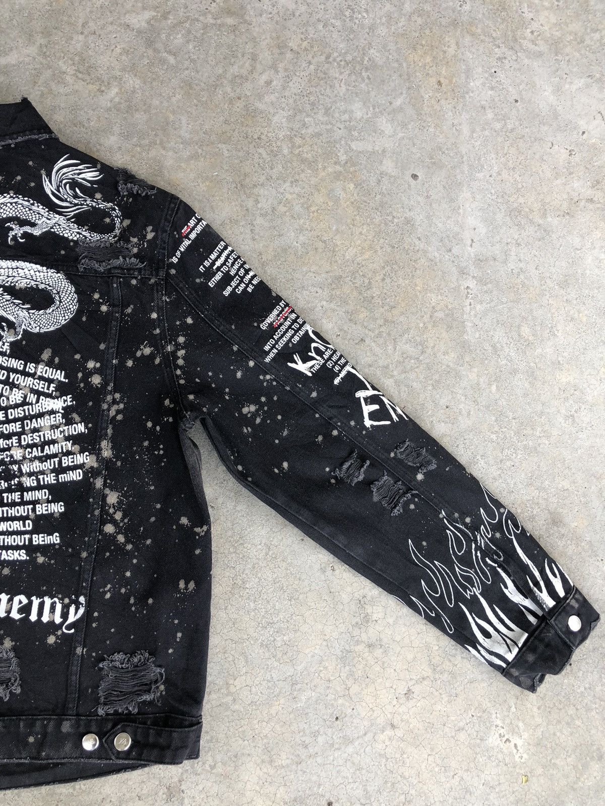 If Six Was Nine Japanese Attire Denim Jacket Broken Size US L / EU 52-54 / 3 - 10 Thumbnail