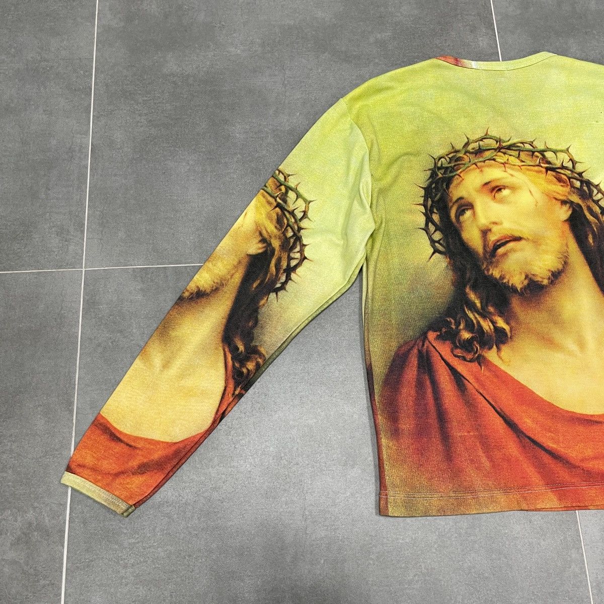 Other Jesus Christ All Over Print Long Sleeve Shirt Size S Size US S / EU 44-46 / 1 - 14 Thumbnail